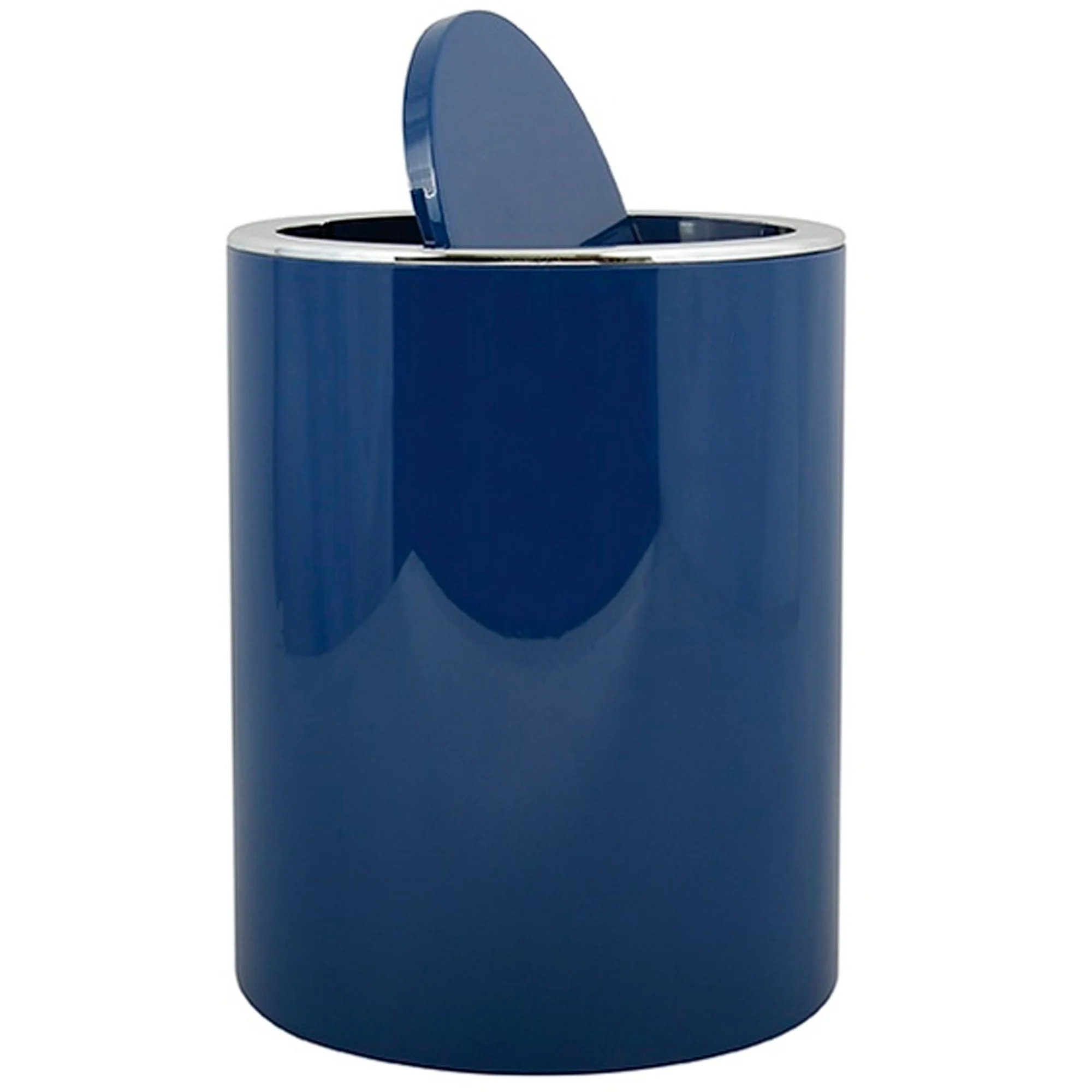 Cubo De Basura Msv as Kamaka 6 Litros De Plastico En Color Azul Electrico Ø18,5 X 26 Cm - Image 4