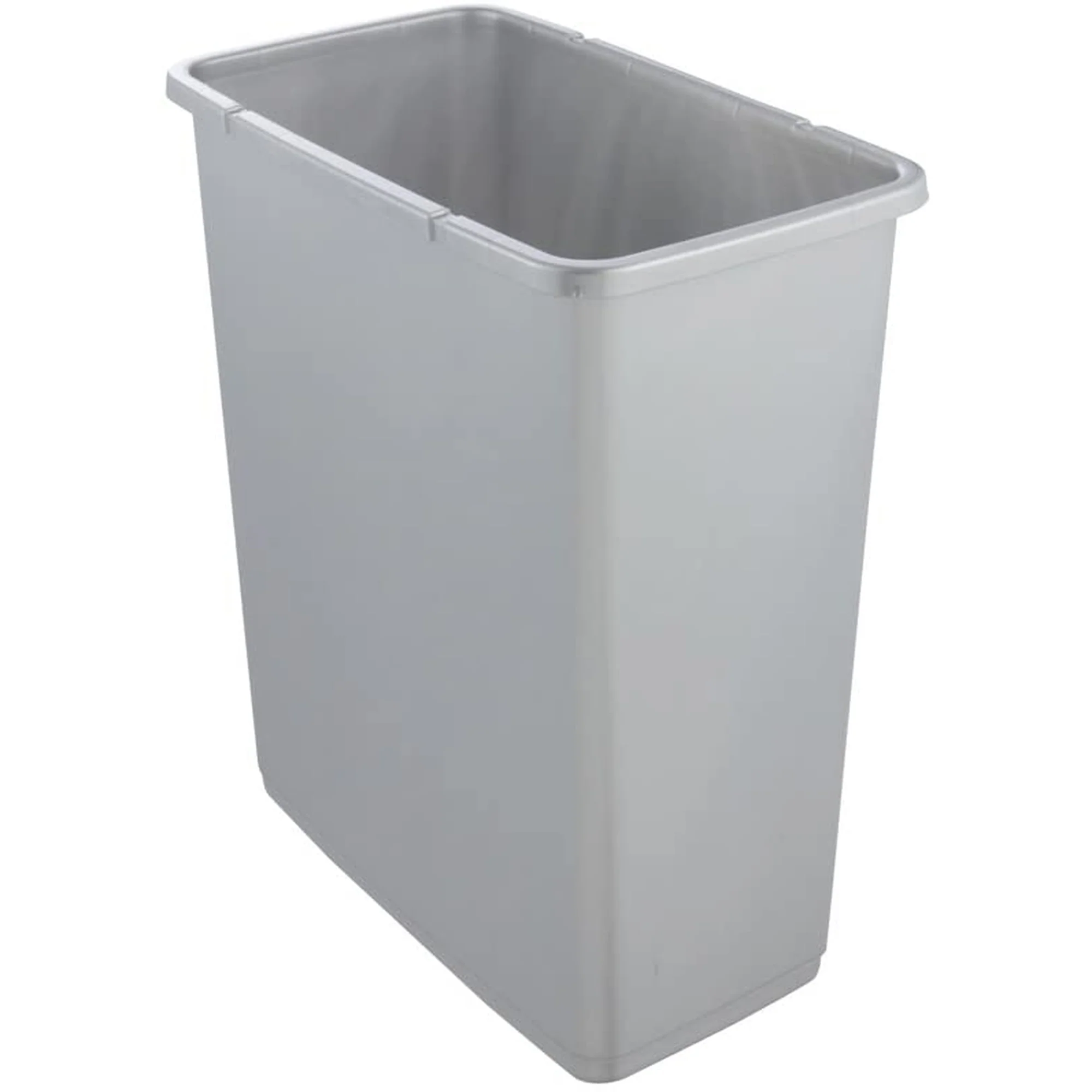 Cubo De La Basura Premium Con Tapa Abatible, Tacto Suave, 25 L, Magne, Plateado - Image 3