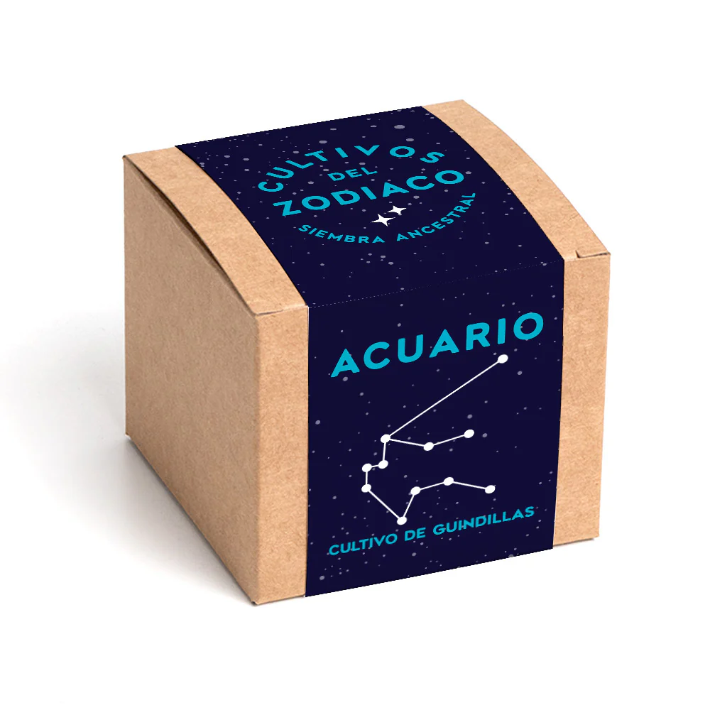 Cultivos Del Zodiaco – Acuario | Kit De Cultivo Con Semillas De Guindillas
