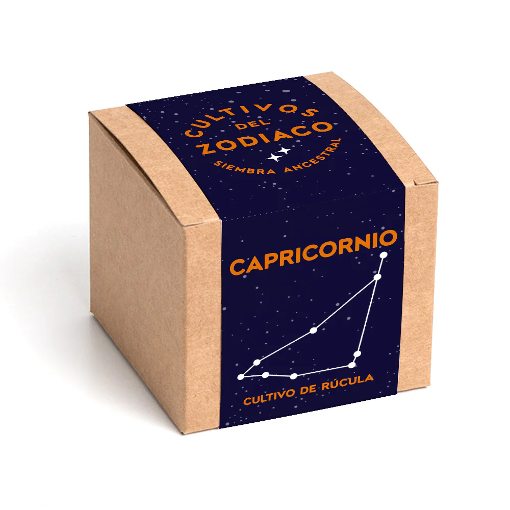 Cultivos Del Zodiaco – Capricornio | Kit De Cultivo Con Semillas De Rúcula