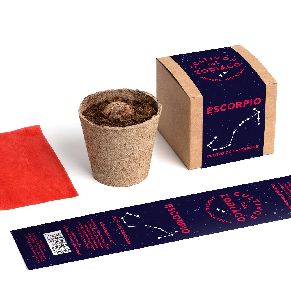 Cultivos Del Zodiaco – Escorpio | Kit De Cultivo Con Semillas De Canónigos - Image 4