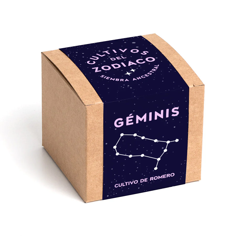 Cultivos Del Zodiaco – Géminis | Kit De Cultivo Con Semillas De Romero