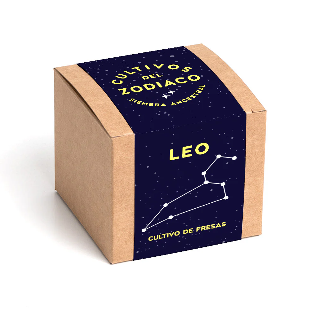 Cultivos Del Zodiaco – Leo | Kit De Cultivo Con Semillas De Fresa