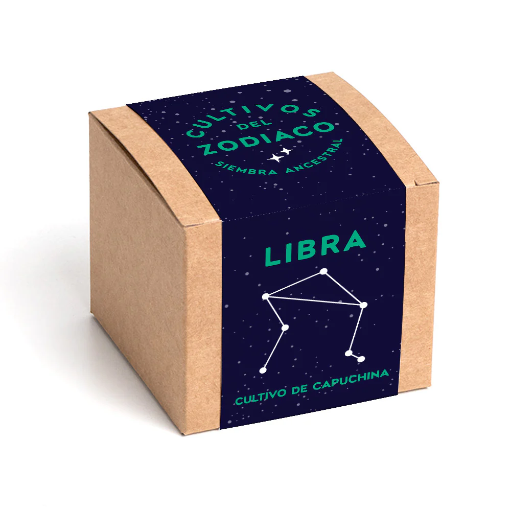 Cultivos Del Zodiaco – Libra | Kit De Cultivo Con Semillas De Capuchina