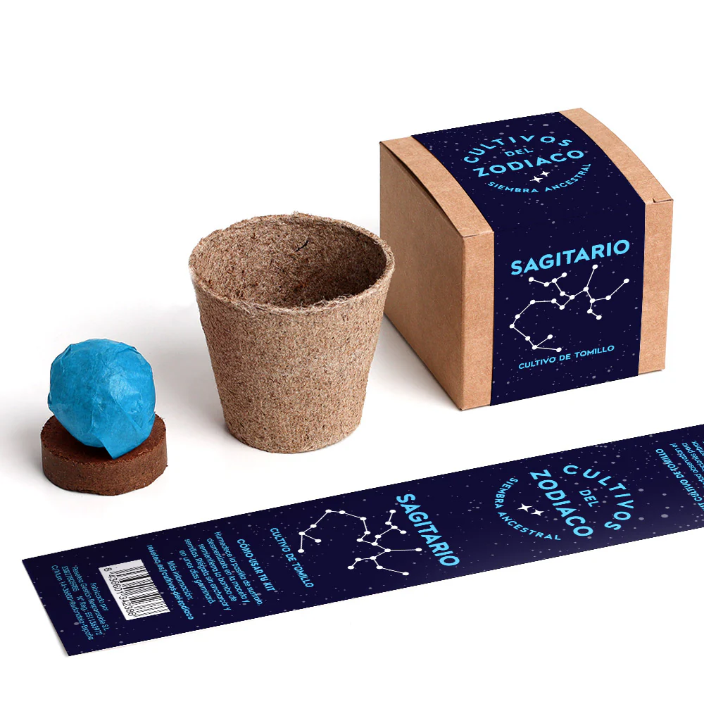 Cultivos Del Zodiaco – Sagitario | Kit De Cultivo Con Semillas De Tomillo - Image 2