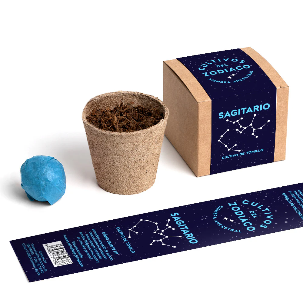 Cultivos Del Zodiaco – Sagitario | Kit De Cultivo Con Semillas De Tomillo - Image 3