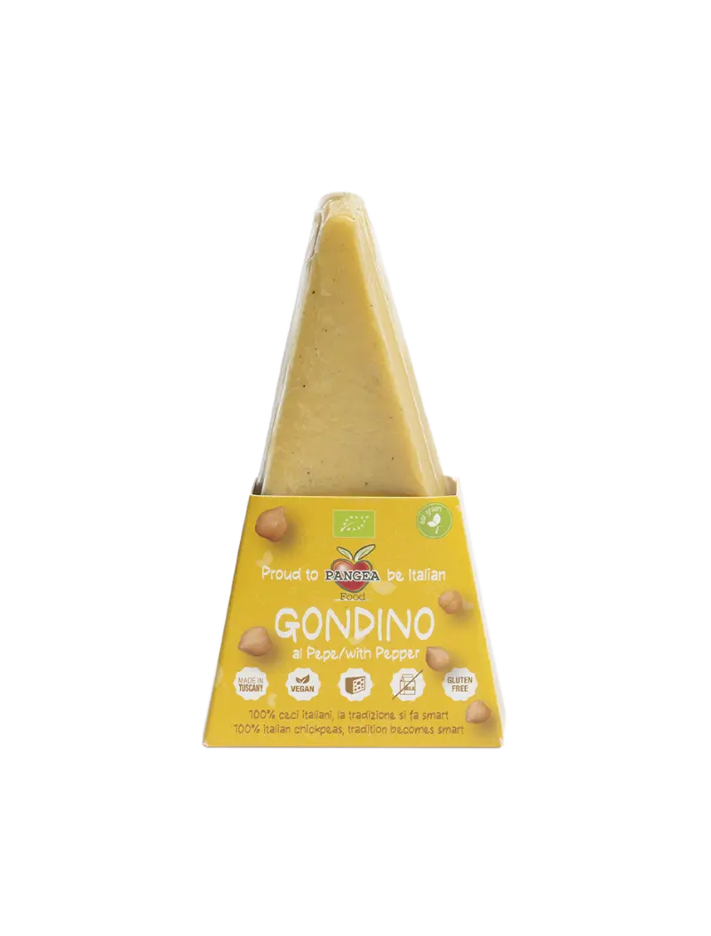 Cuña De Queso Vegetal Estilo Parmesano Con Pimienta Negra Gondino 150g