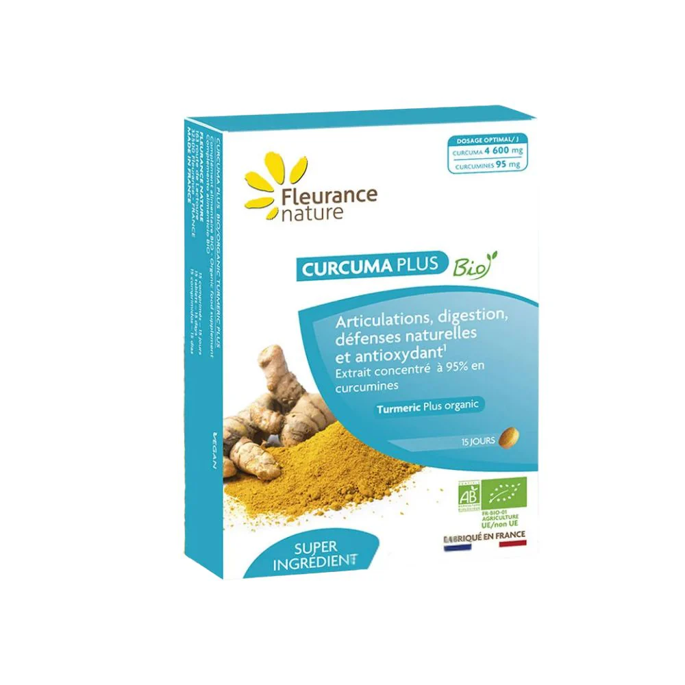 Cúrcuma Plus 60 Días Eco Fleurance Nature 60 Comprimidos