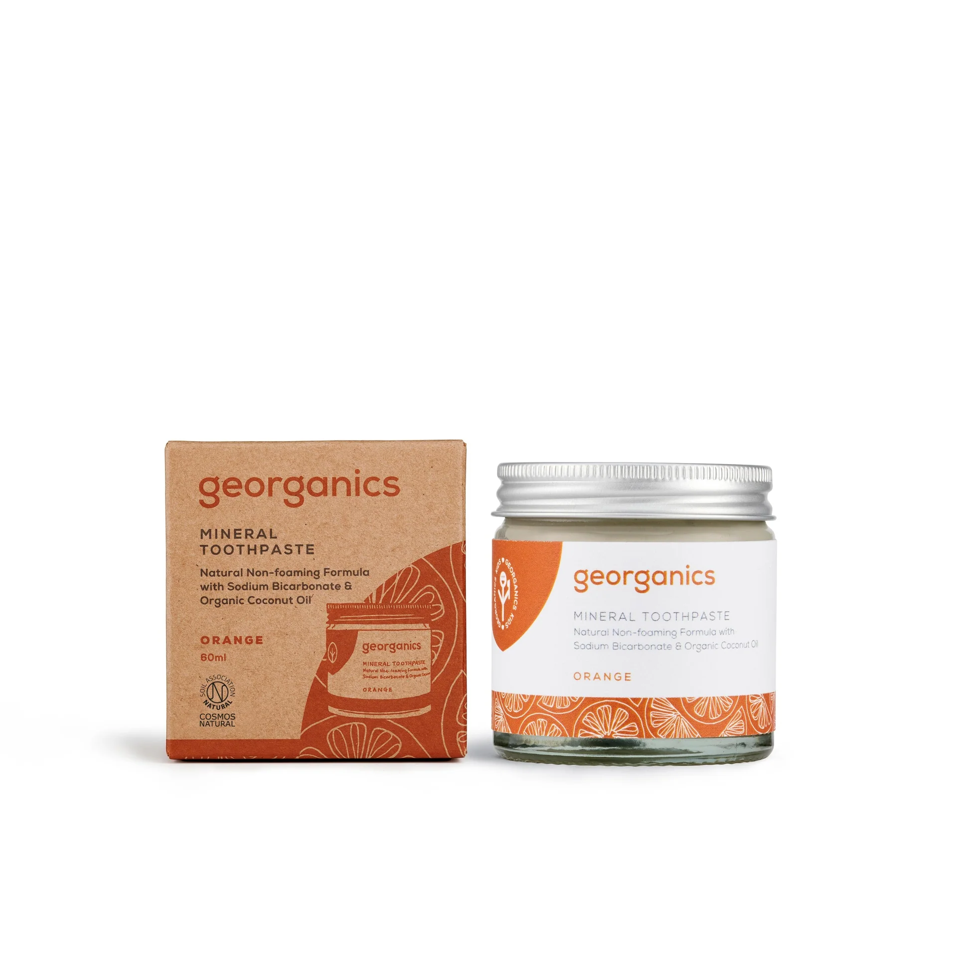 Dentífrico con Aceite de Coco Naranja Georganics 60 ml - Image 2
