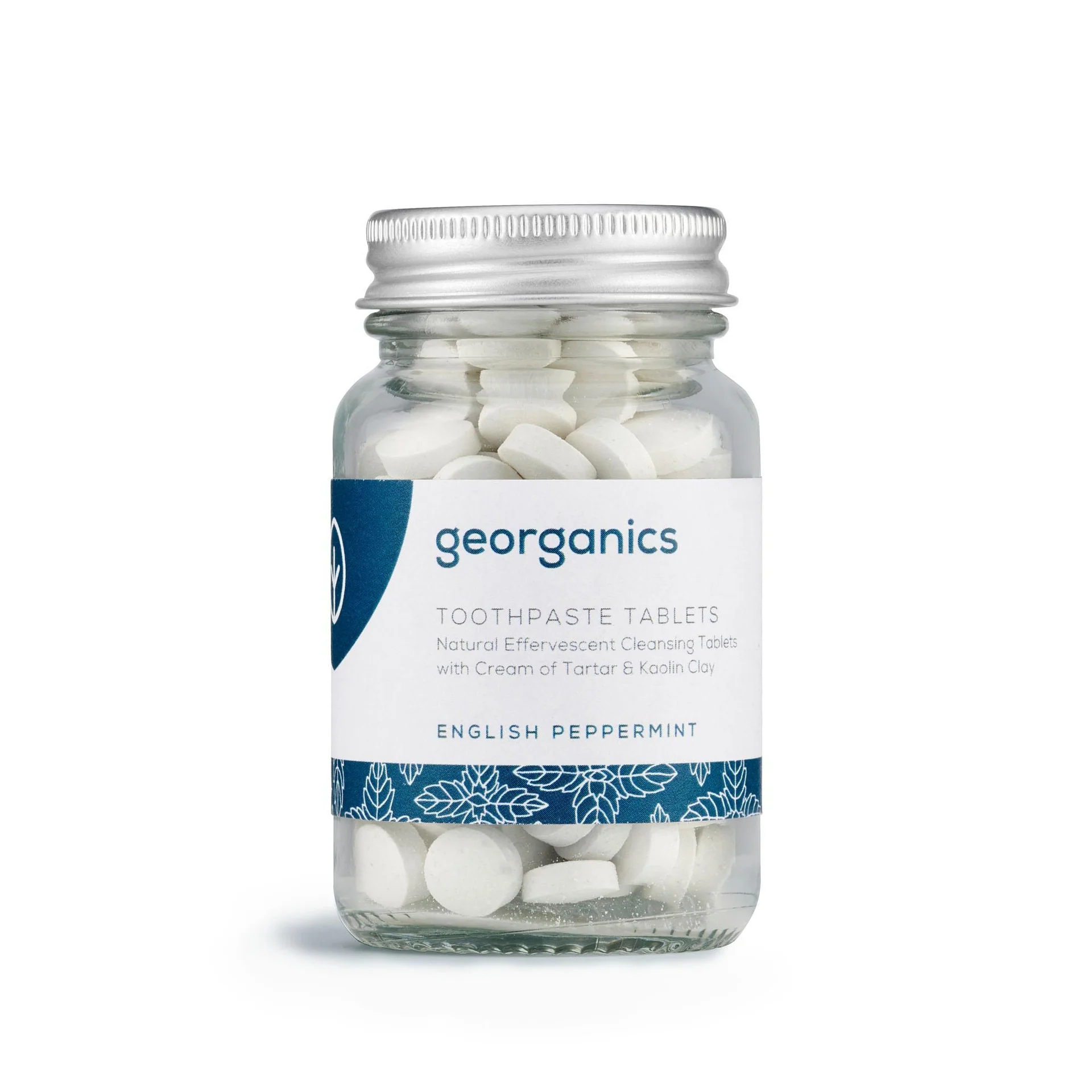 Dentífrico Natural en Tabletas sabor Menta Georganics 120 Tabletas