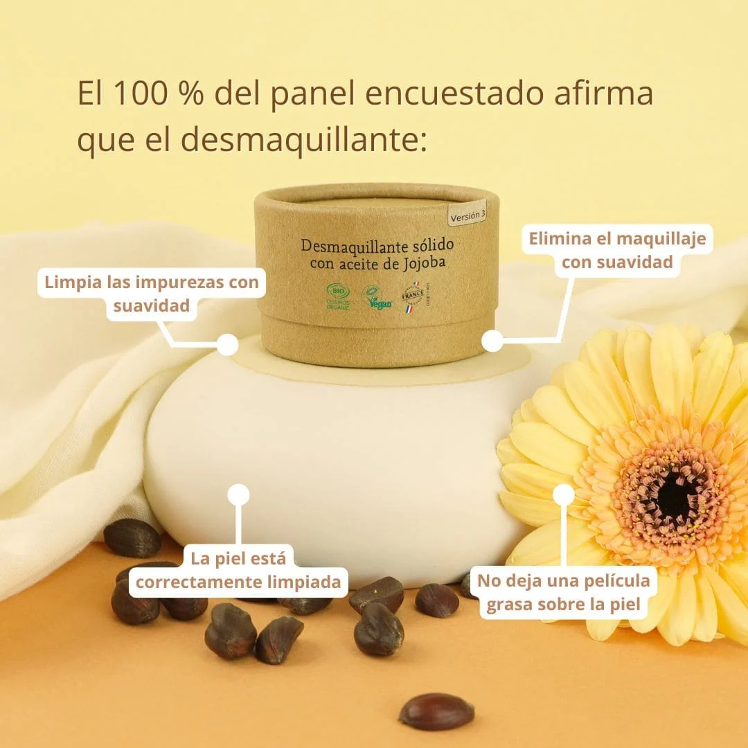 Desmaquillante sólido con aceite de jojoba Comme Avant 40 g - Image 4