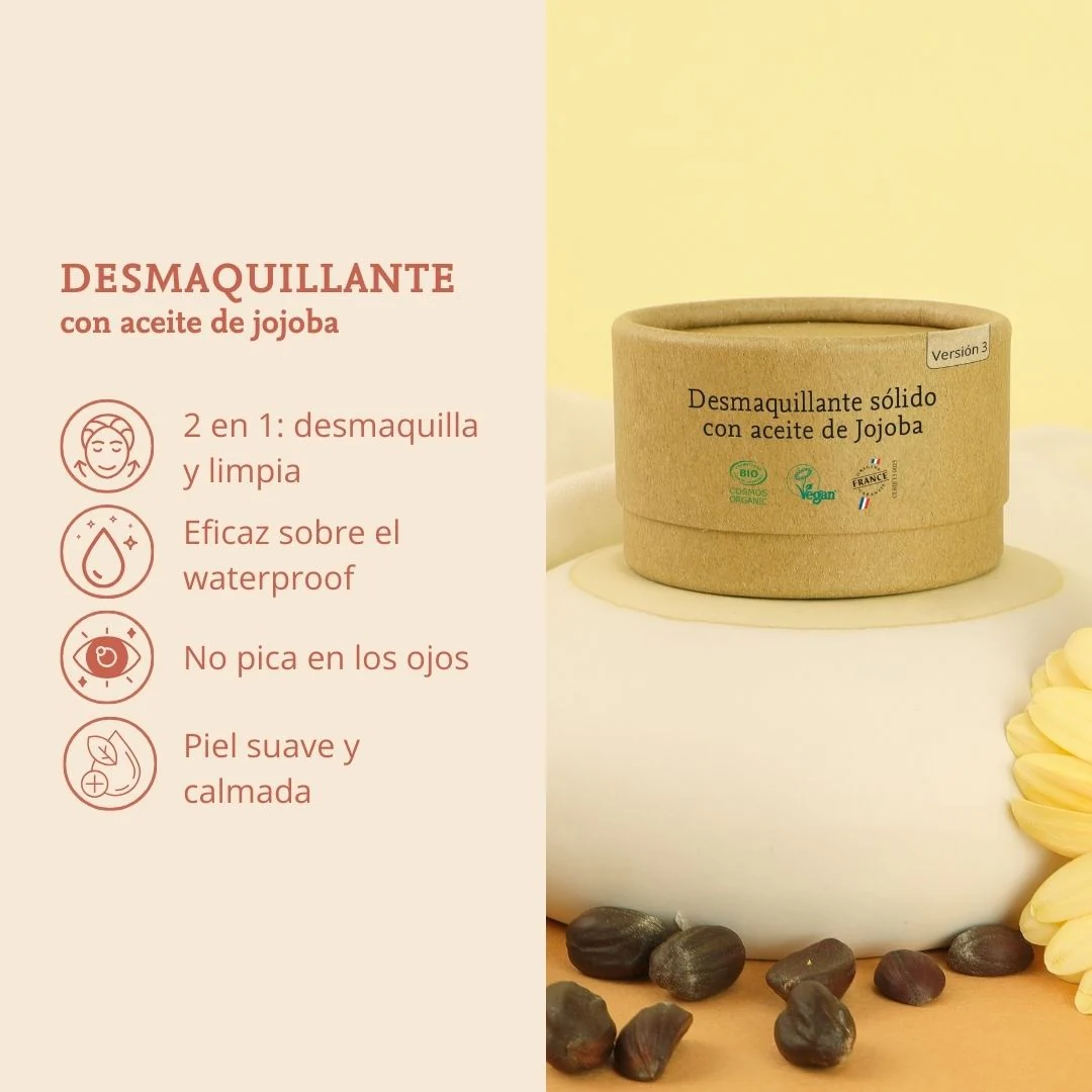 Desmaquillante sólido con aceite de jojoba Comme Avant 40 g - Image 5