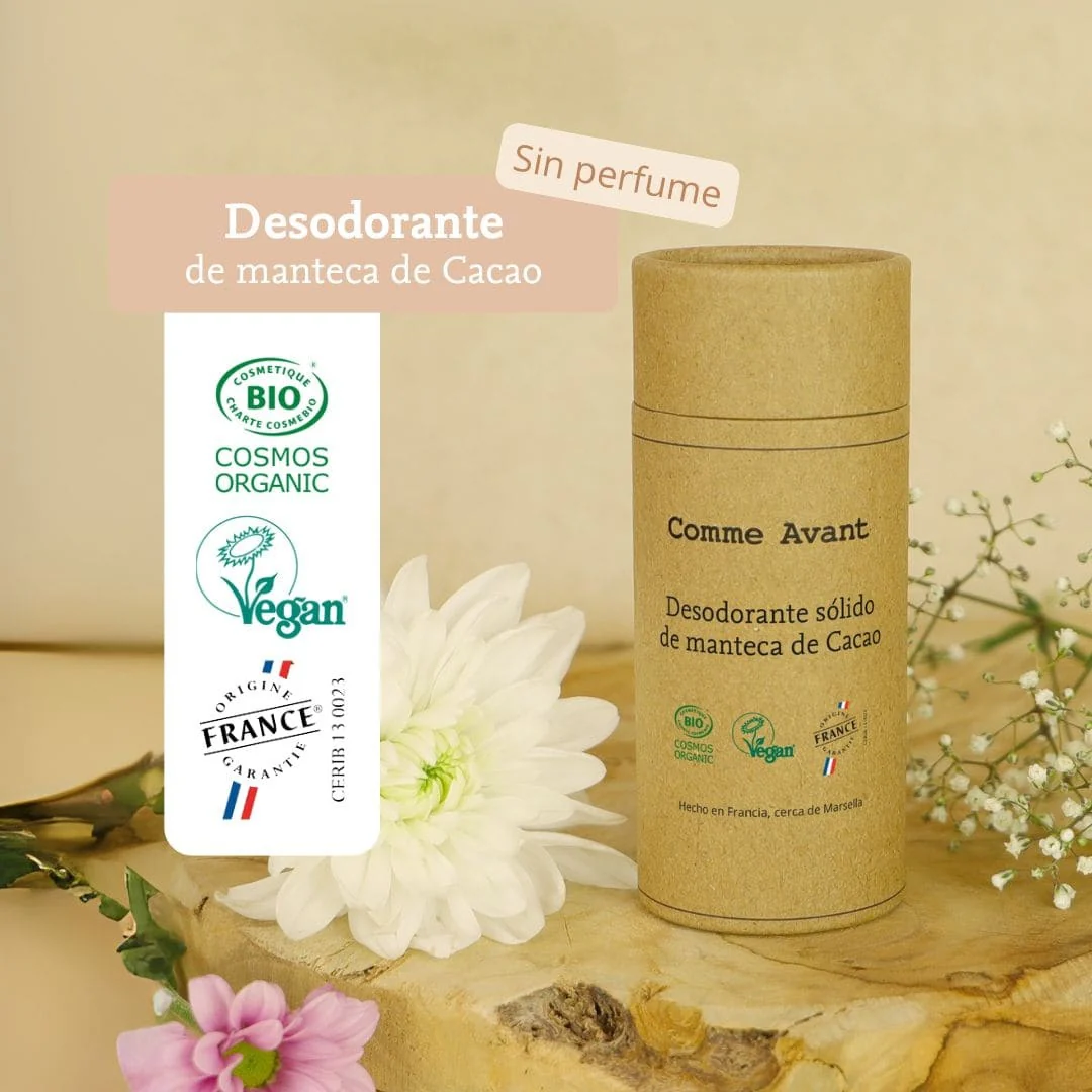 Desodorante sólido con manteca de cacao Comme Avant 60 g - Image 4