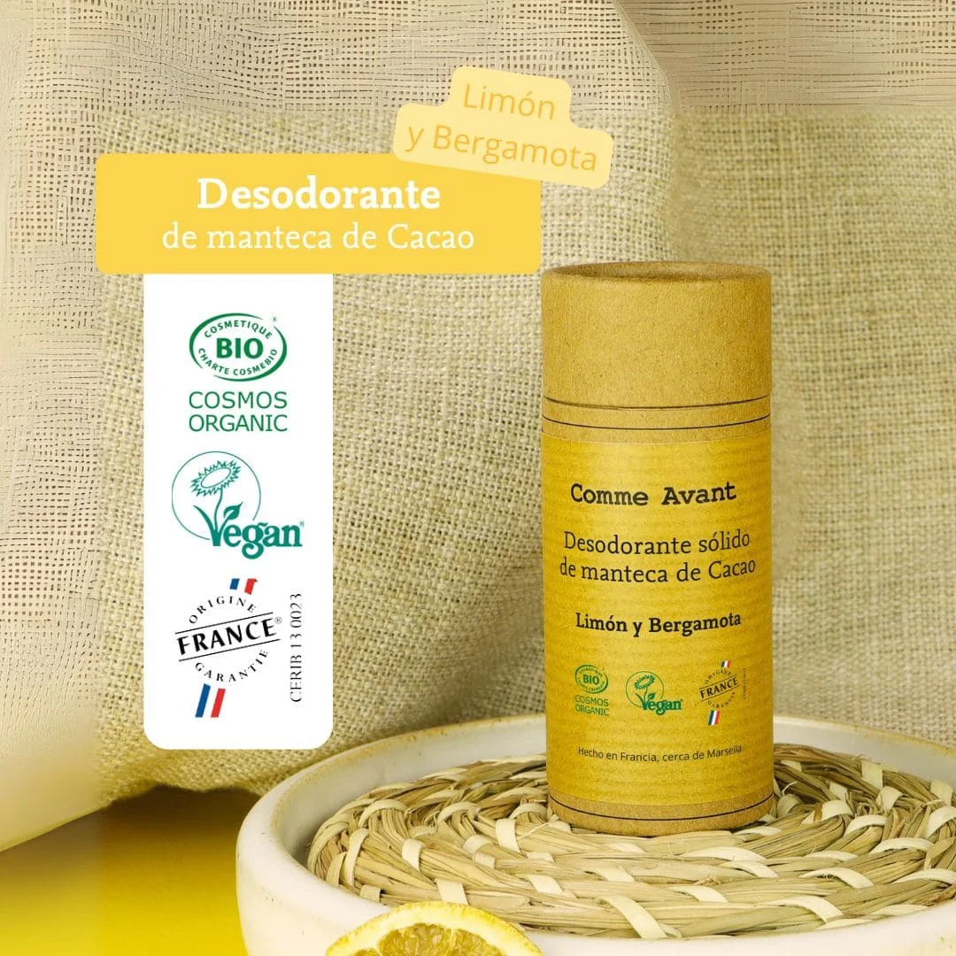 Desodorante sólido limón y bergamota Comme Avant 60 g - Image 5