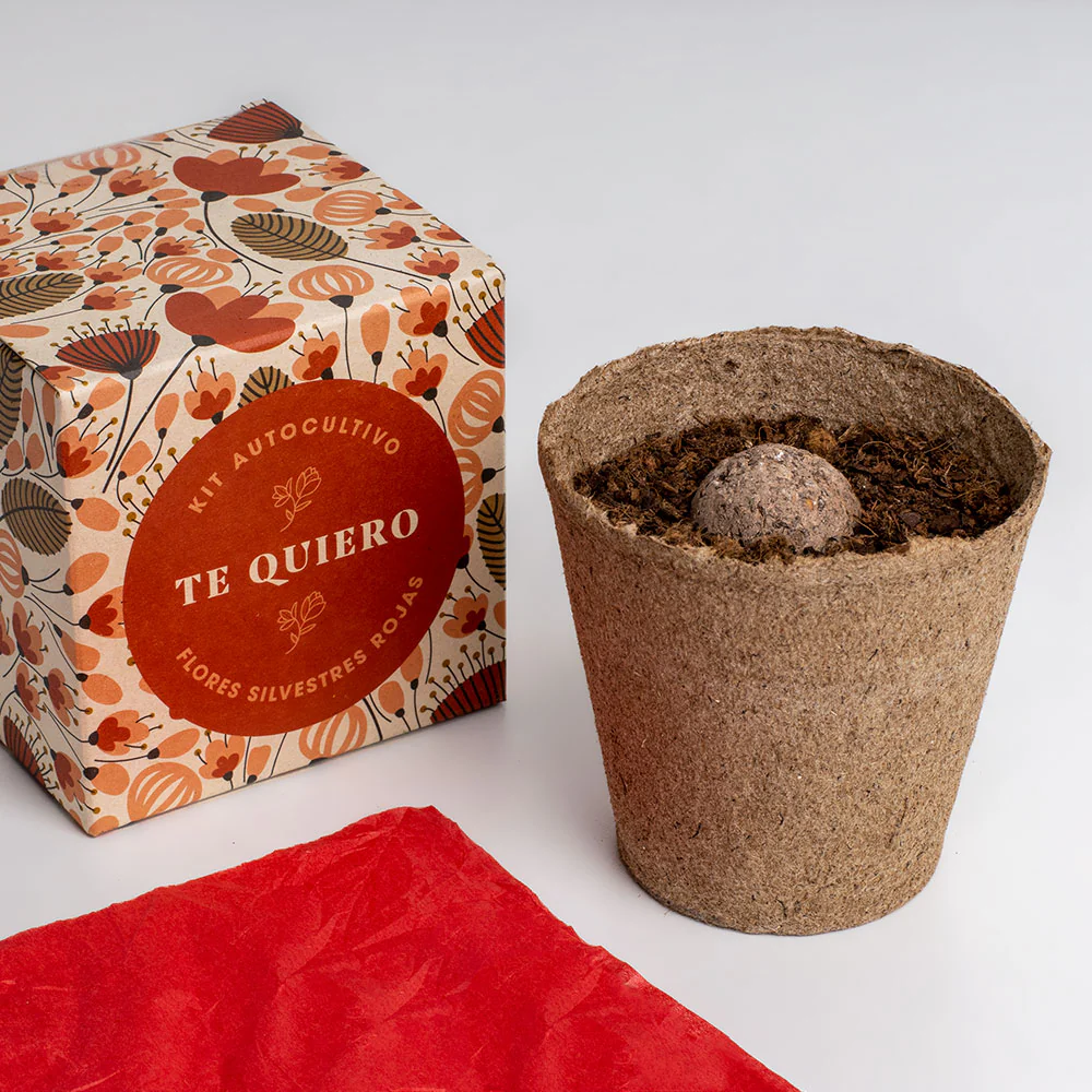 Díselo Con Flores Te Quiero | Kit Cultivo Flores Silvestres Rojas (amapola, Lino Rojo Y Clavel Del Poeta) - Image 3