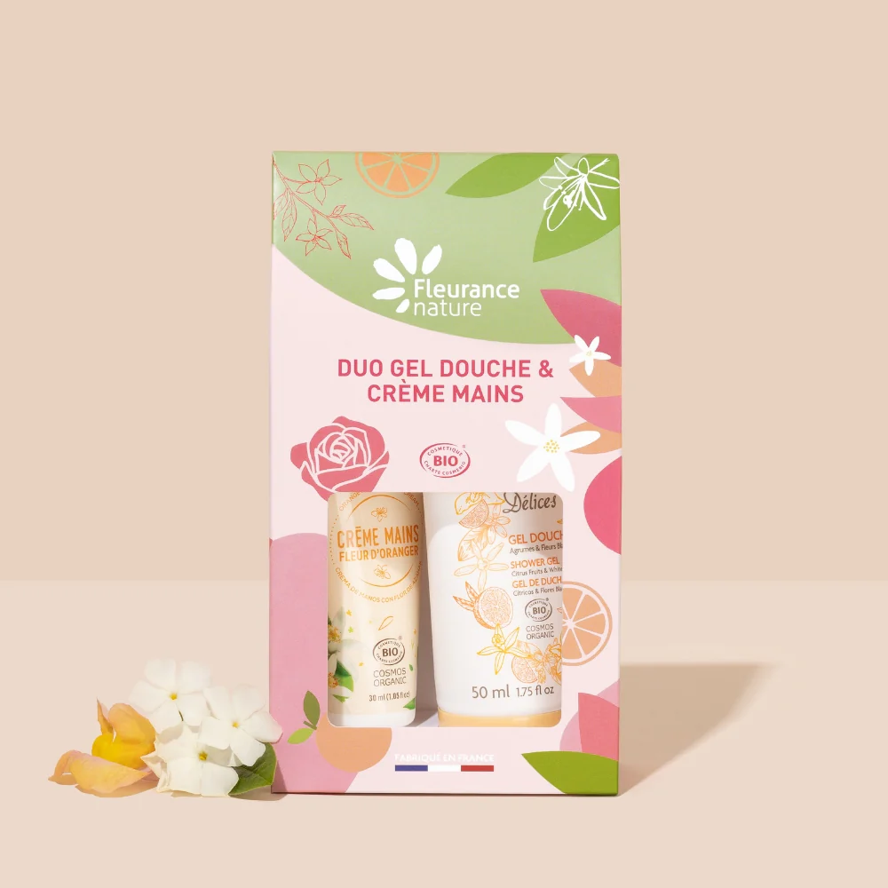 Duo Gel Ducha Rosa 50ml + Crema Manos Rosa 30ml