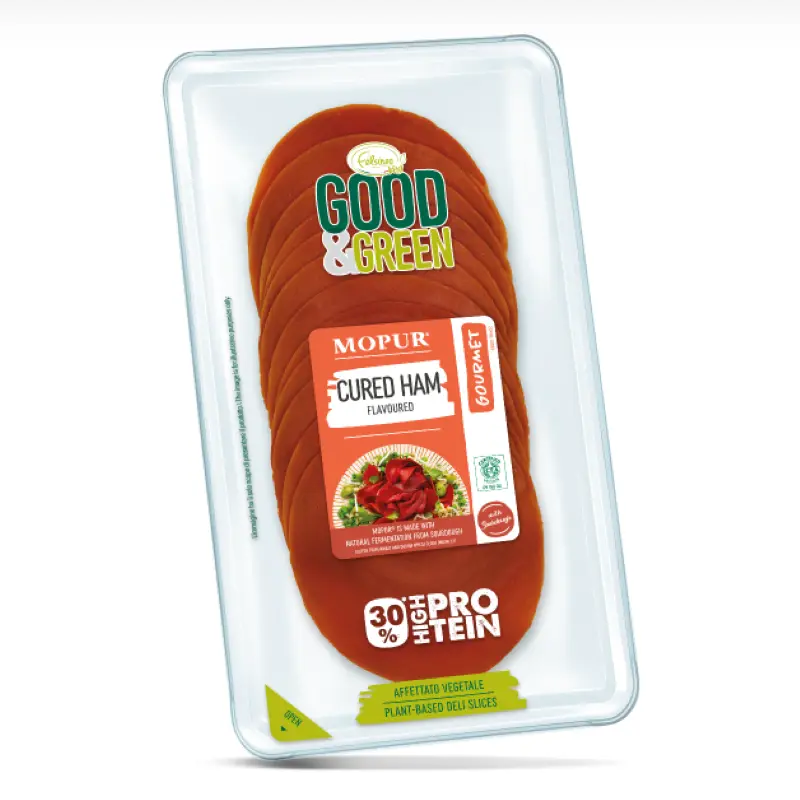 Embutido Vegetal En Lonchas Sabor Curado Good & Green 90g