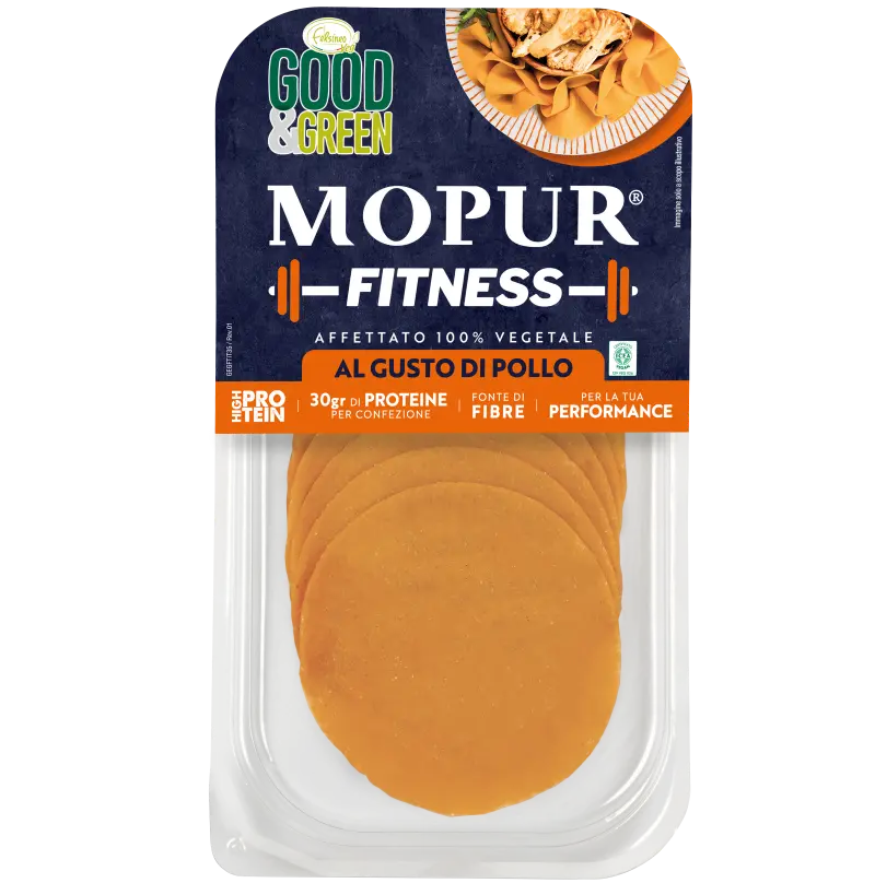 Embutido Vegetal En Lonchas Sabor Pollo Fitness Good & Green 90g