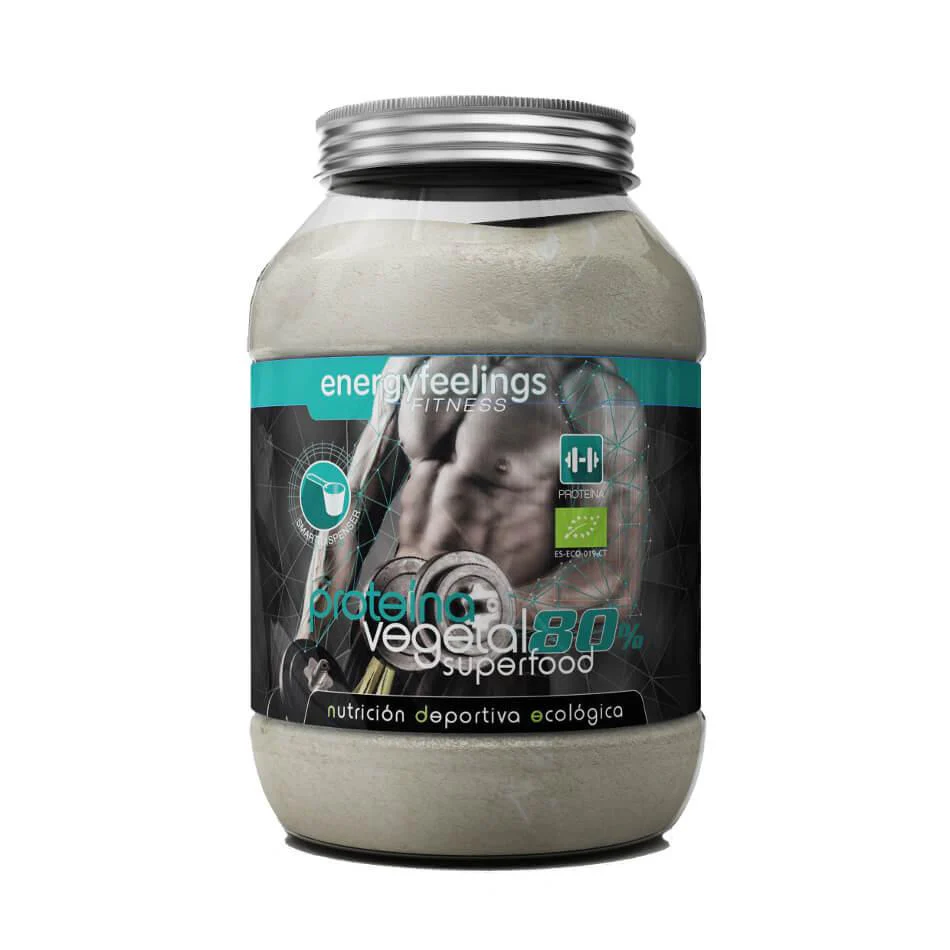 Energy Feelings Proteína Vegana ECO 80% Neutro, 1.5 kg