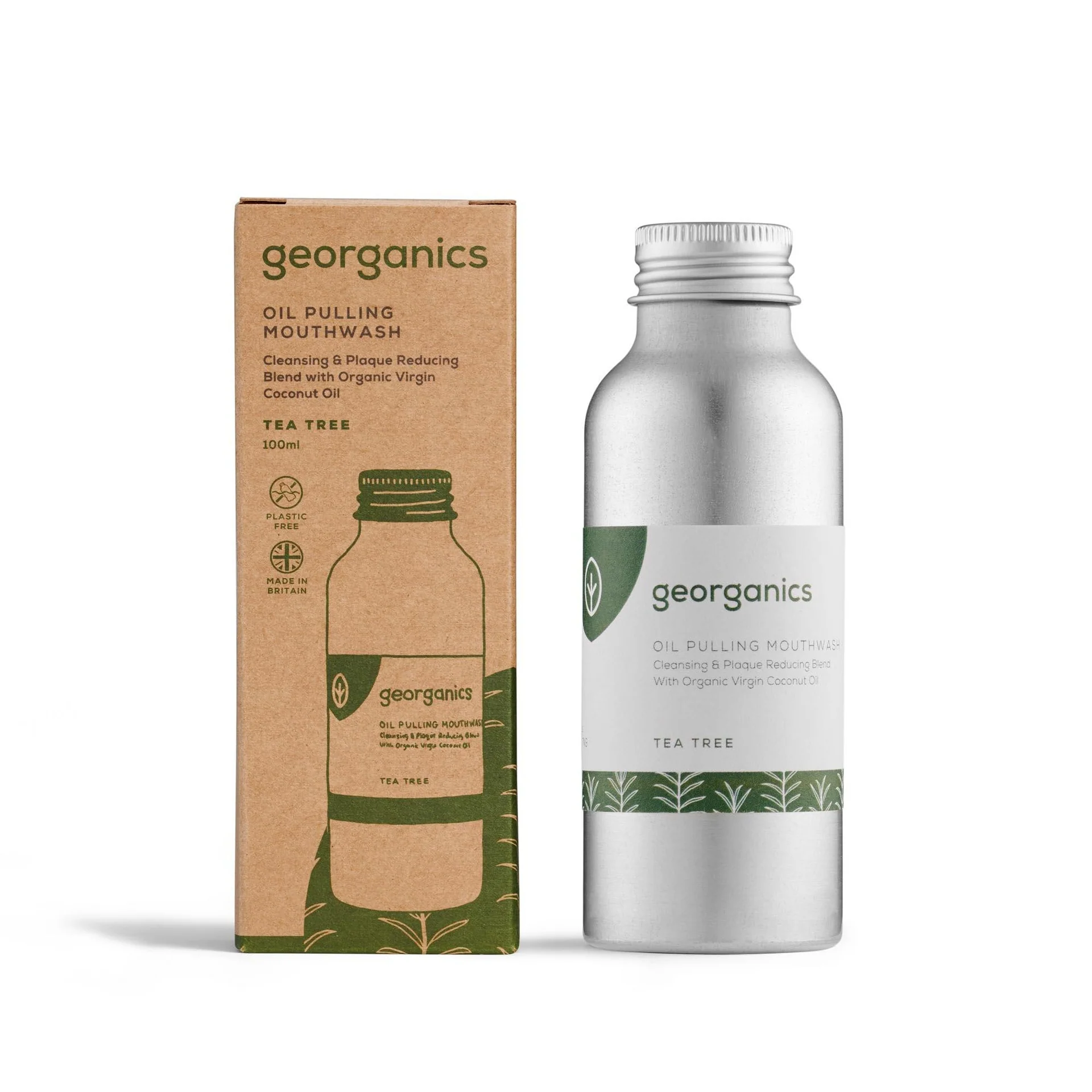 Enjuague Bucal con Aceite de Coco y Árbol del té Georganics  250 ml - Image 2
