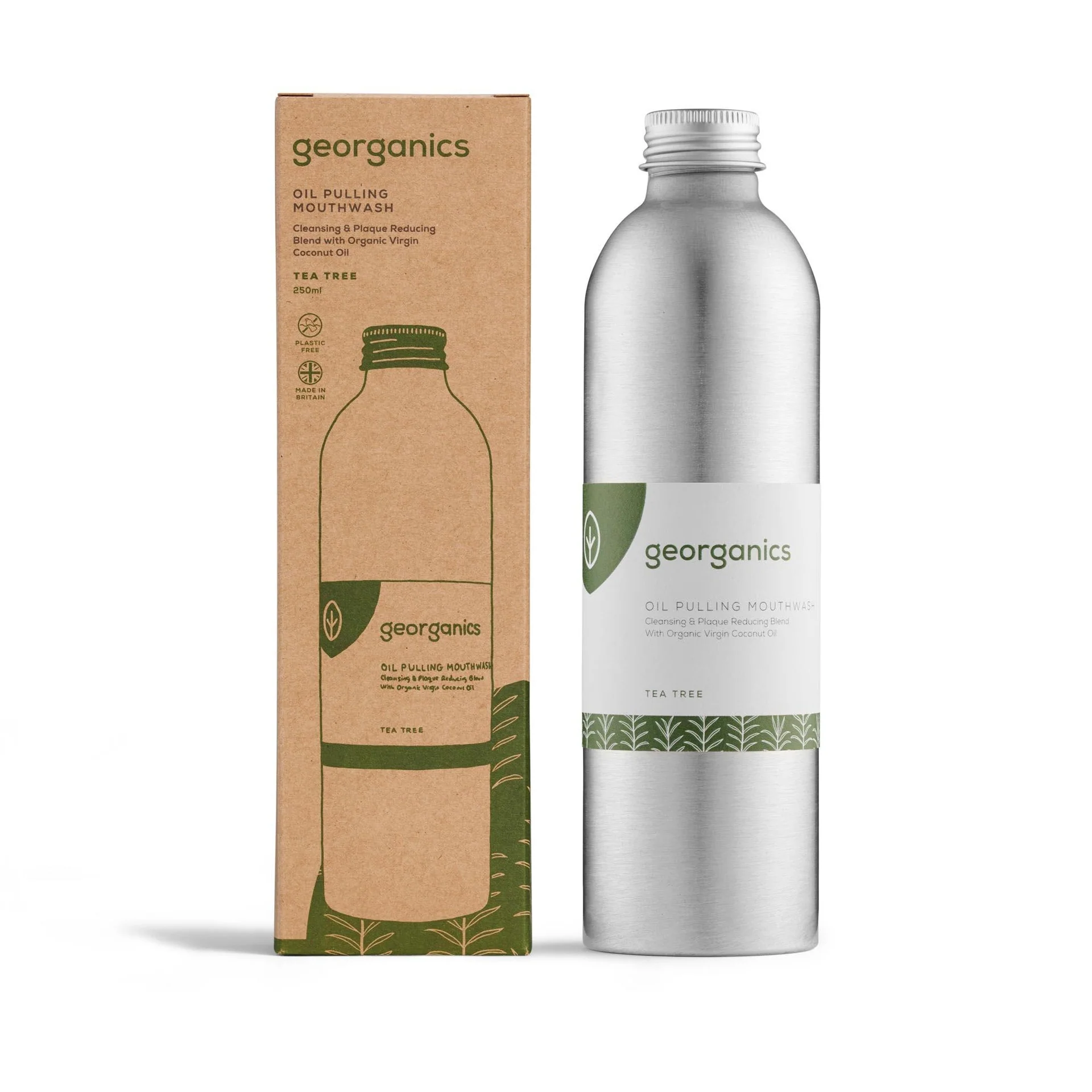 Enjuague Bucal con Aceite de Coco y Árbol del té Georganics  250 ml - Image 5