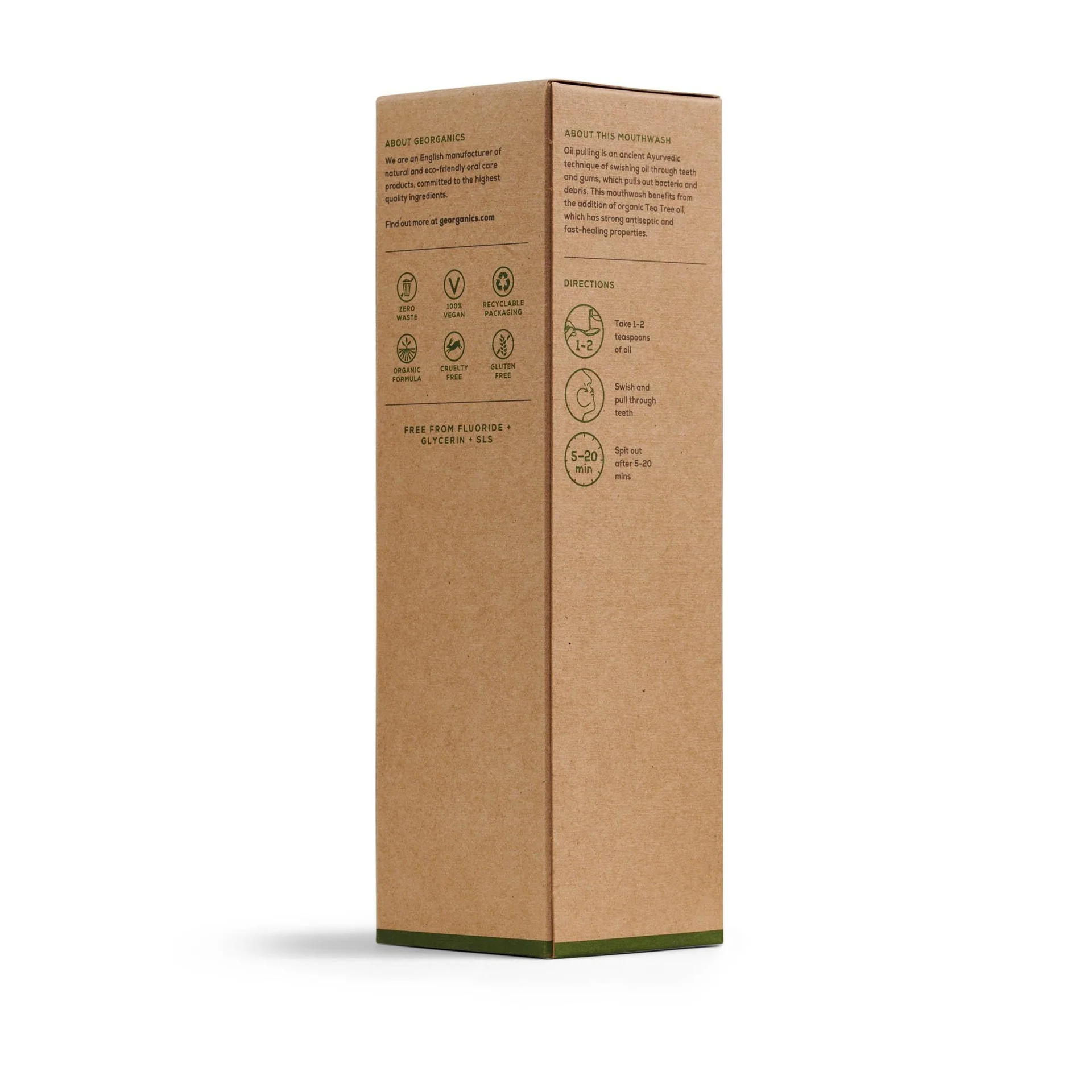 Enjuague Bucal con Aceite de Coco y Árbol del té Georganics 100 ml - Image 6