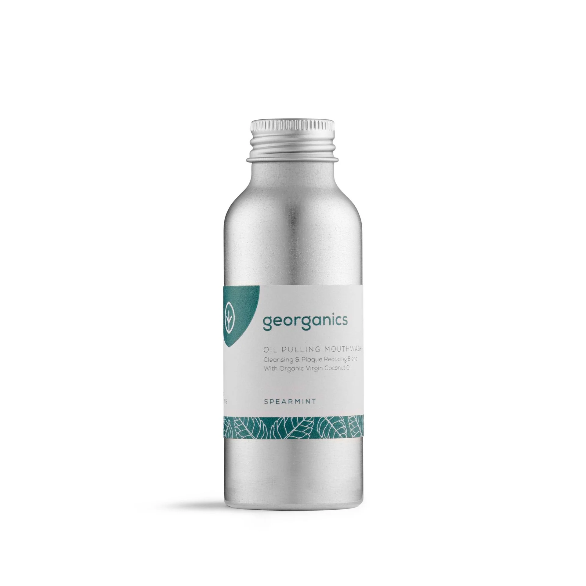 Enjuague Bucal con Aceite de Coco y Menta Envase aluminio Georganics 100 ml