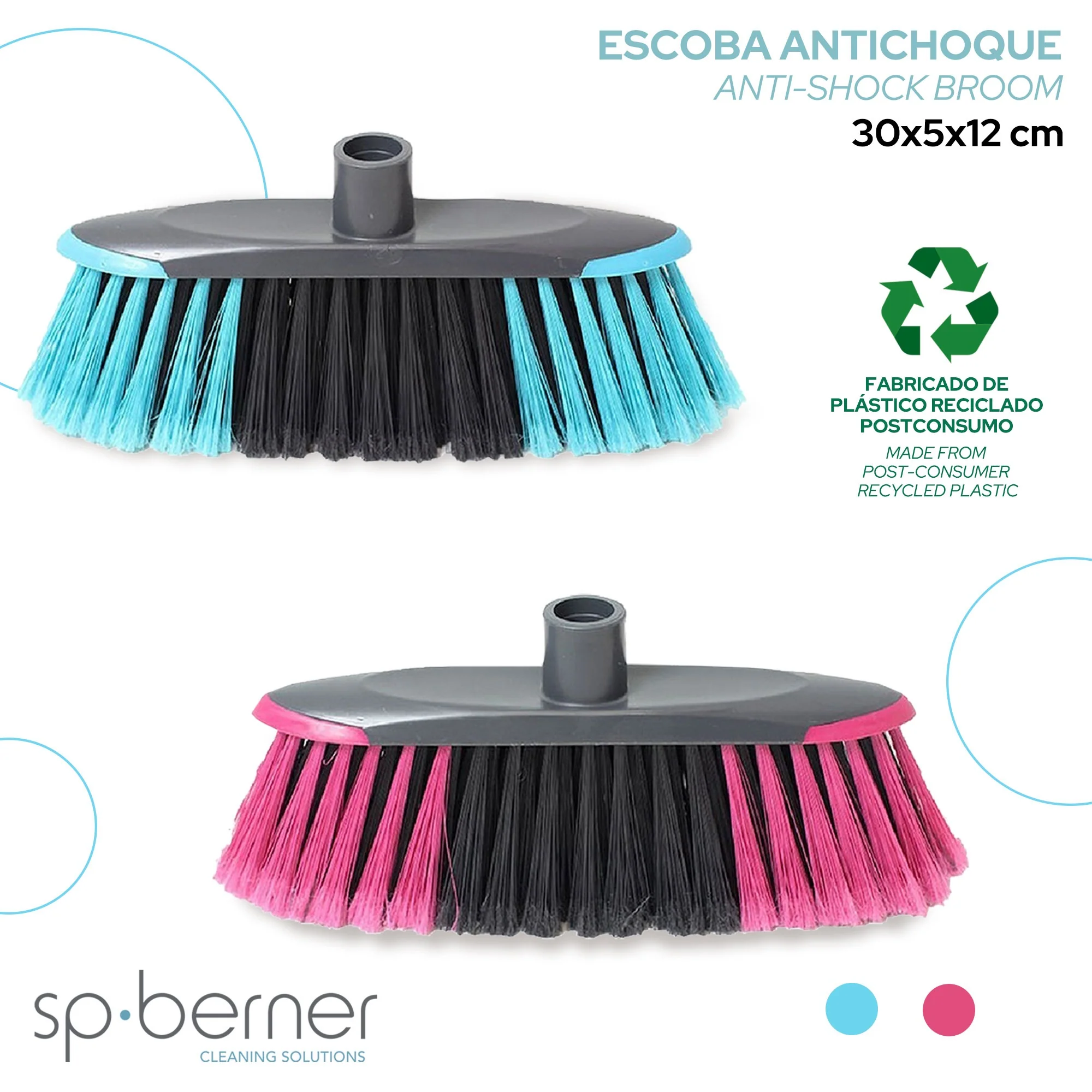 Escoba Antichoque Gris/frambuesa - Image 3