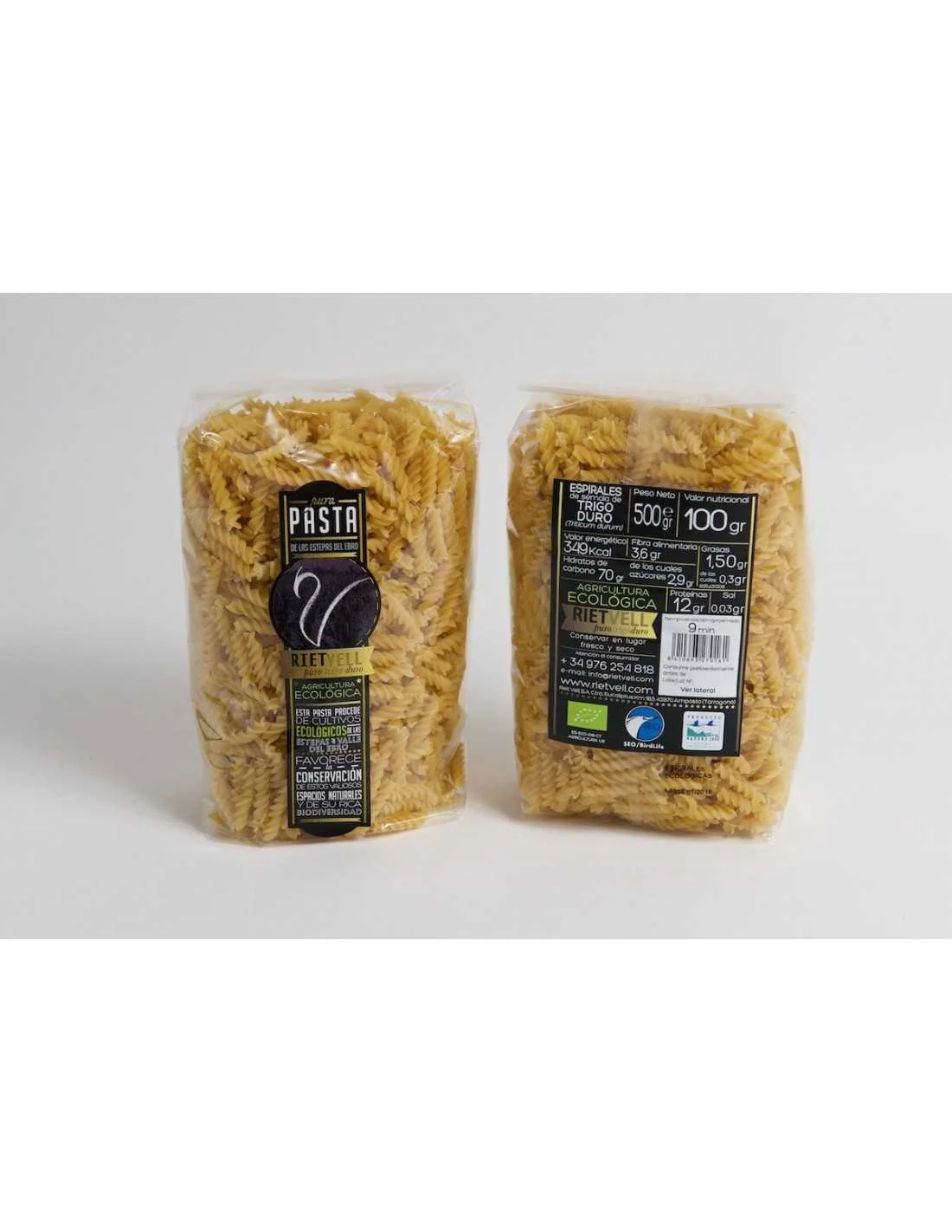 Espirales Blanco Bio - 500g - Riet Vell