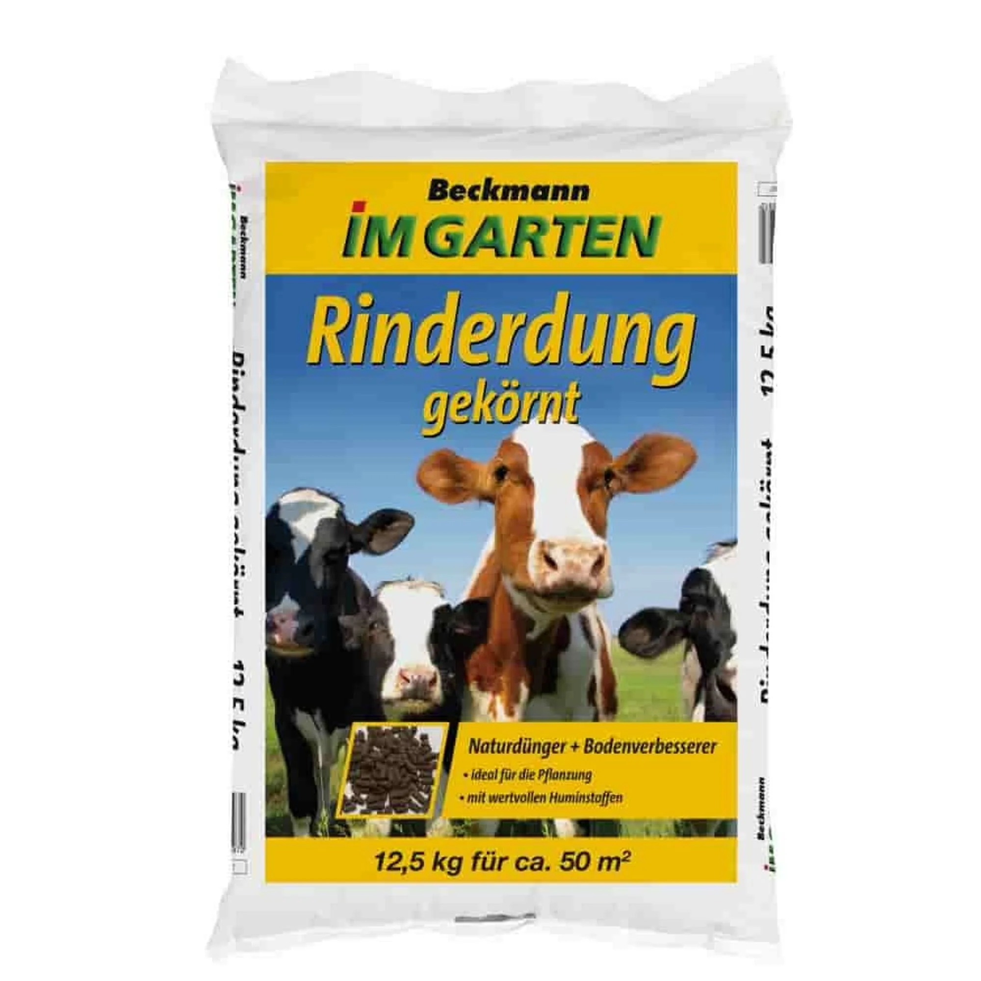 Estiércol De Vaca Granulado 12,5kg - Abono Orgánico Natural Para Tu Jardín