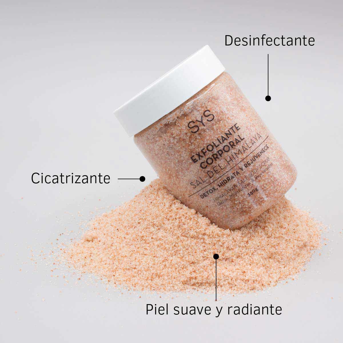 Exfoliante Corporal Sal del Himalaya Labnatur 350 g | Exfoliación Mineral | Piel Suave | Ritual Spa - Image 3