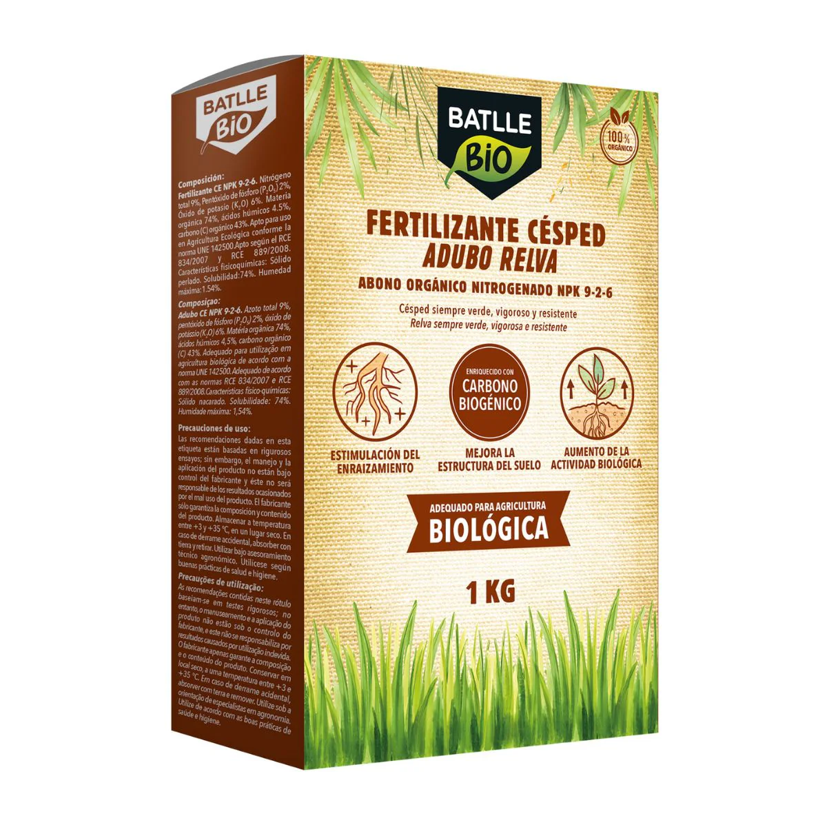 Fertilizante BIO para Cesped Batlle 1 Kg