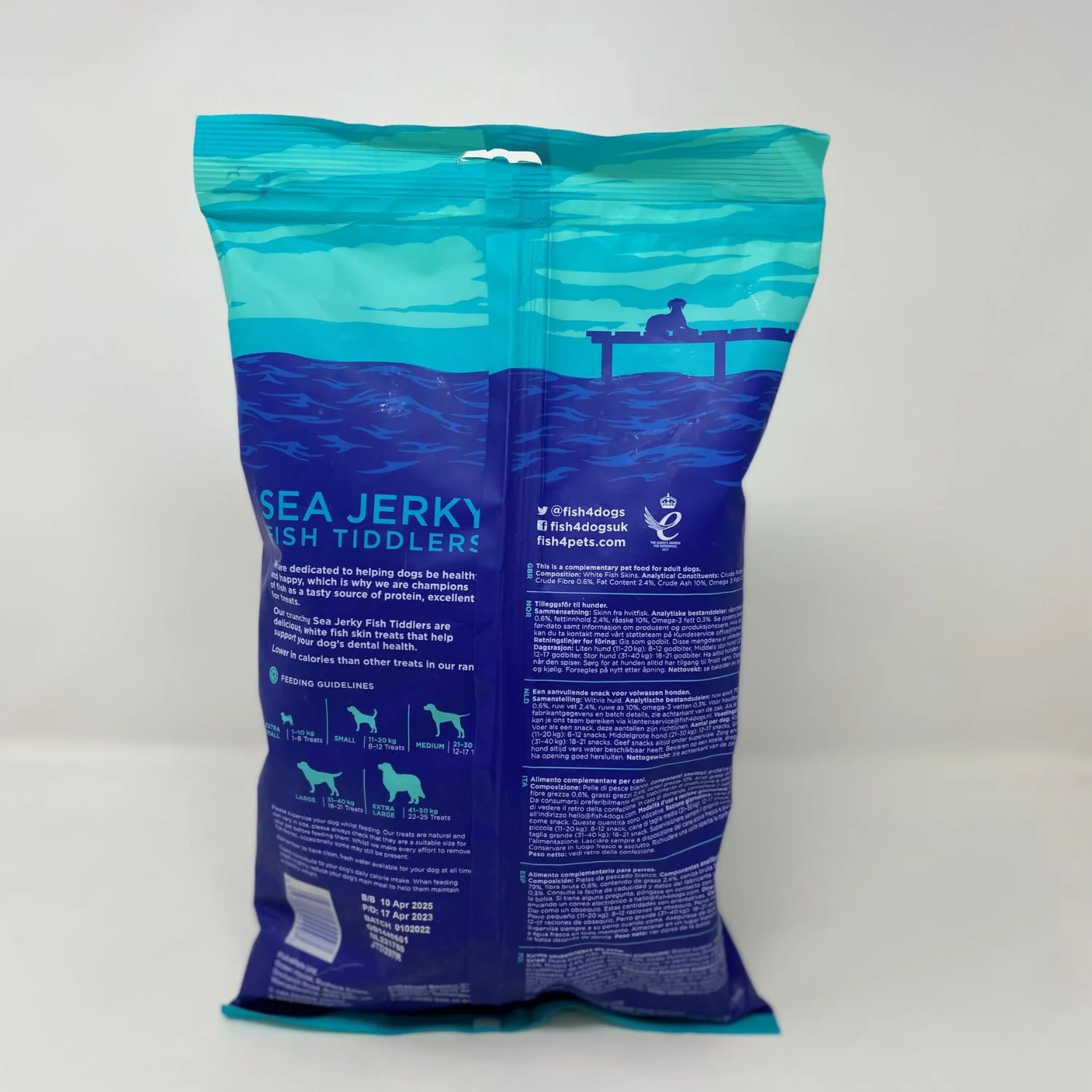Fish4dogs Skack Dental Sea Jerky Fish Mini 4x575 Gr - Image 3