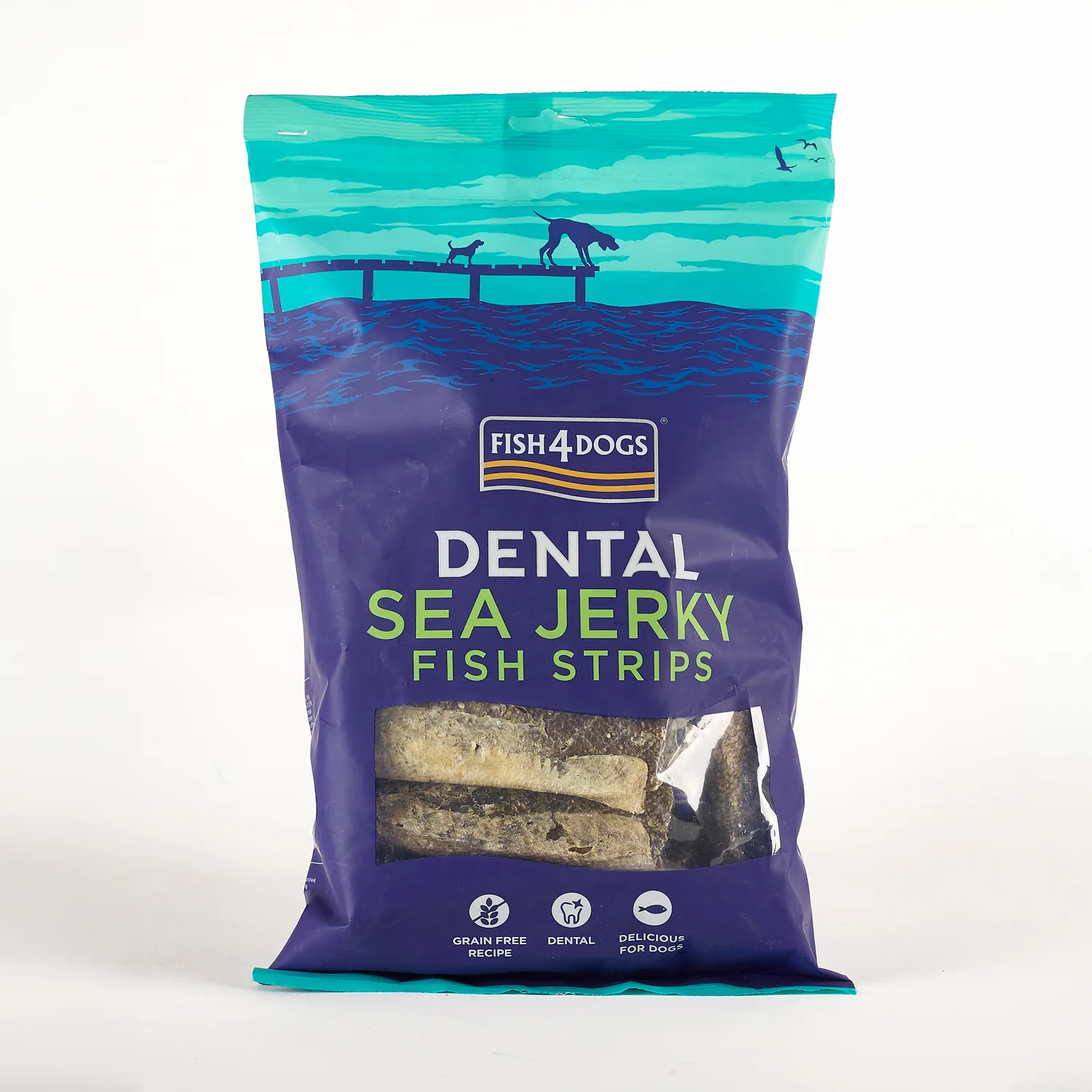 Fish4dogs Snack Dental Para Perro – Fish Strips 10x100g - Image 3