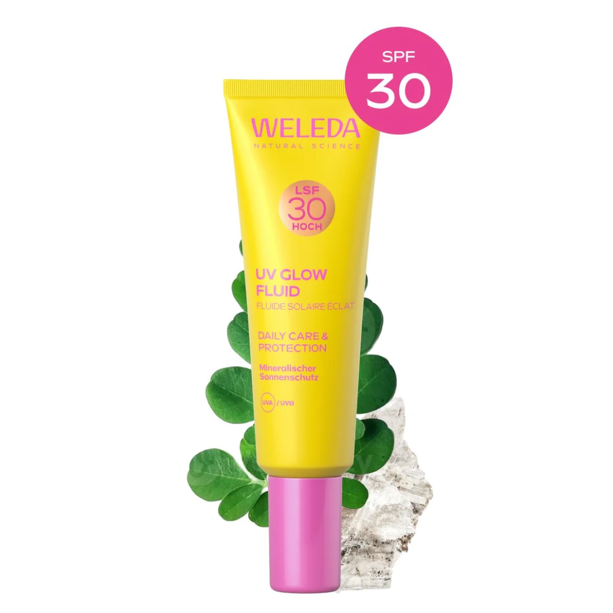 Fluido solar Glow SPF30 Weleda 30ml - Image 2