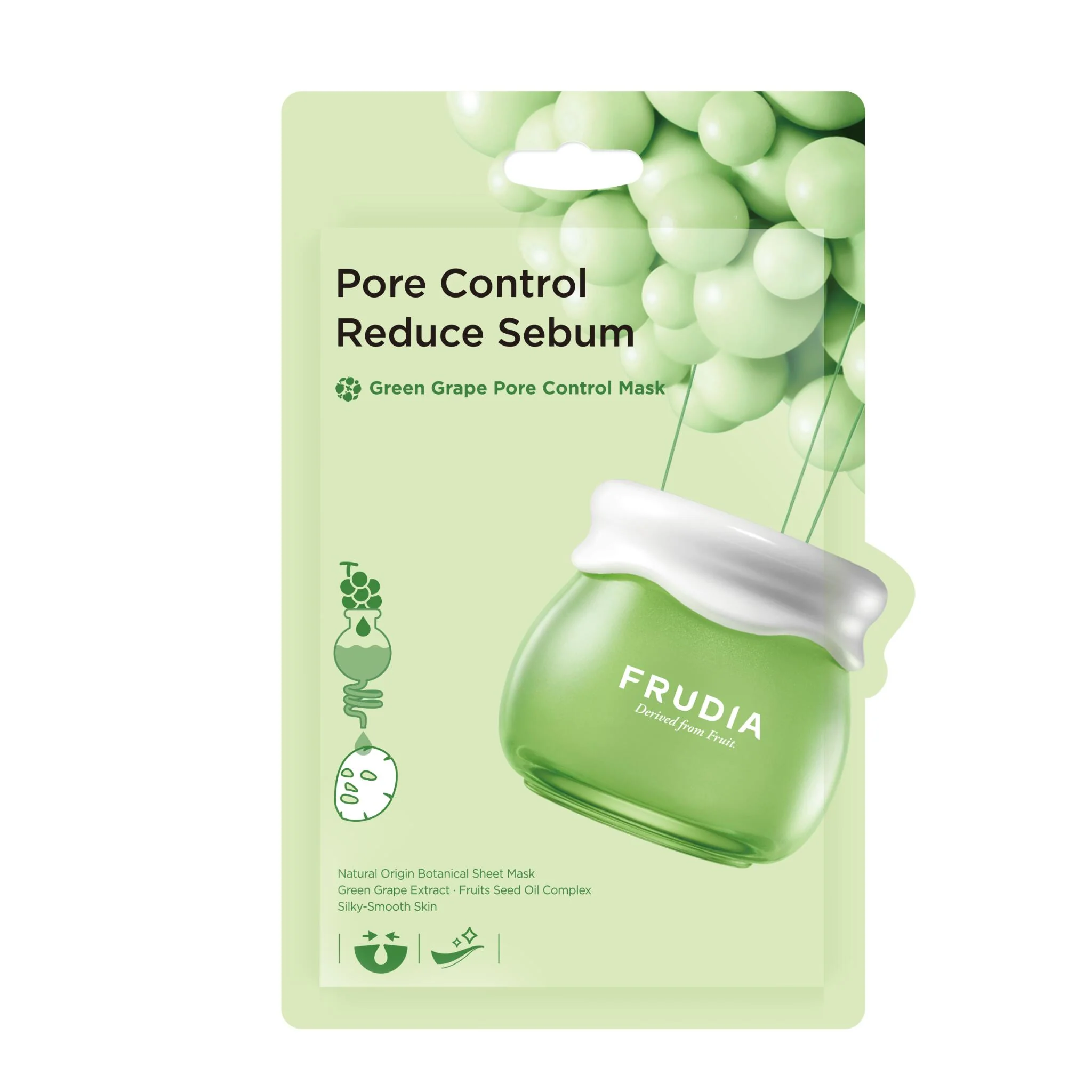 Frudia Green Grape Mascarilla Control Poros 20 Ml - 1ud // Green Grape Pore Control Mask