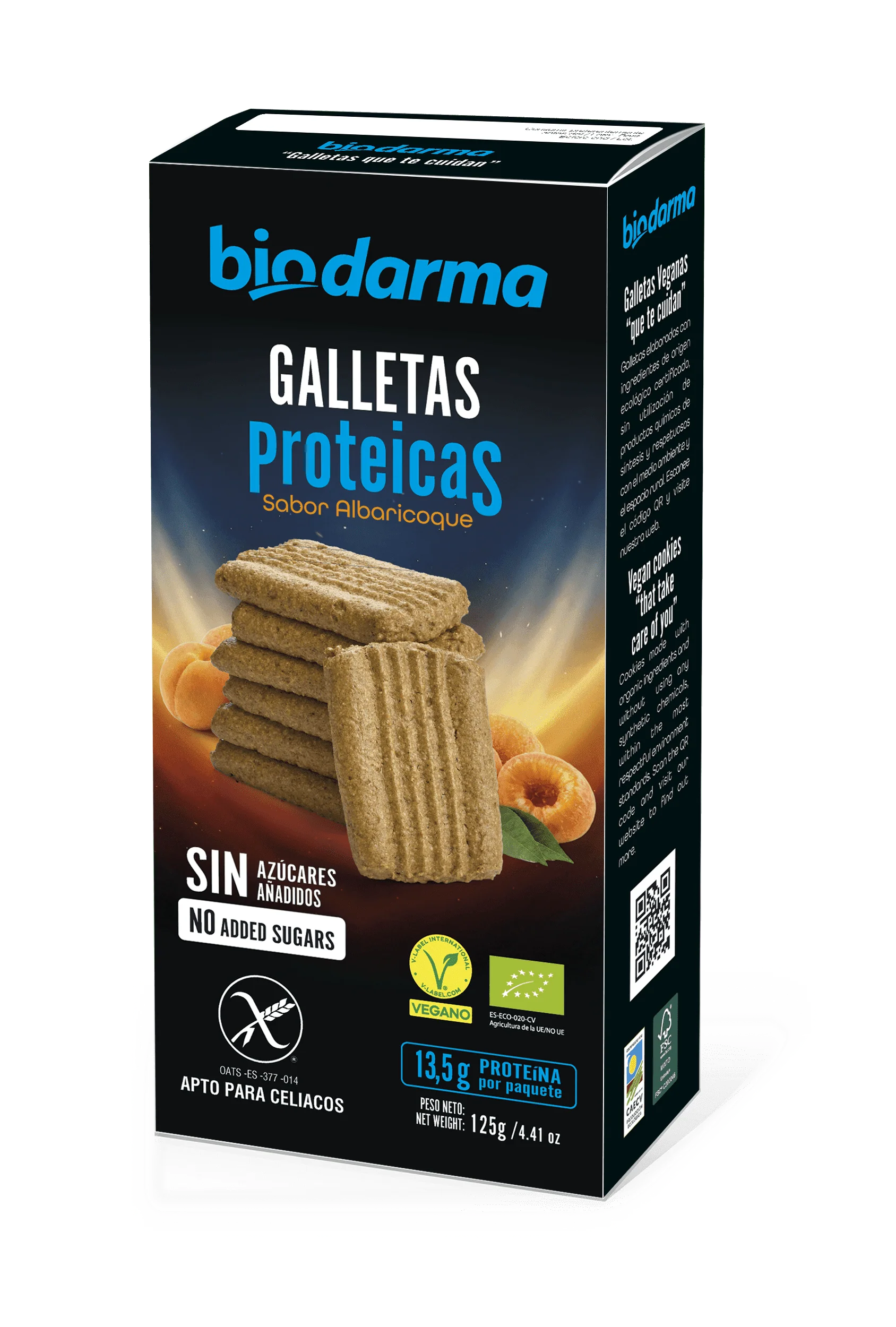 Galletas Proteicas Sabor Albaricoque