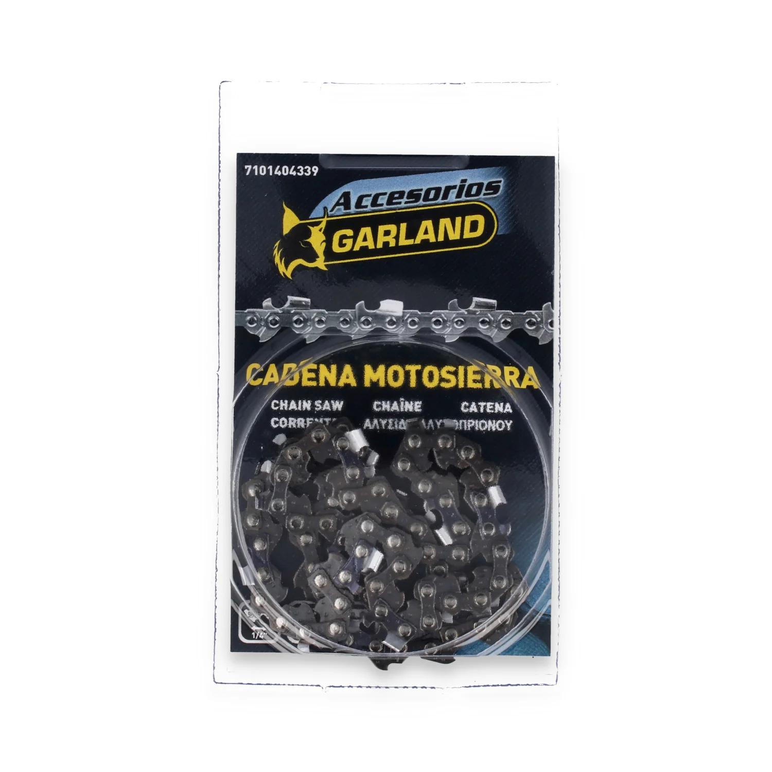 Garland - 7101404339 Accesorio Para Motosierras - Cadena Cortada De 39 Eslabones Con Paso De 1/4 Mini Y Espesor De 0.043 (1,1 Mm.) - Image 2