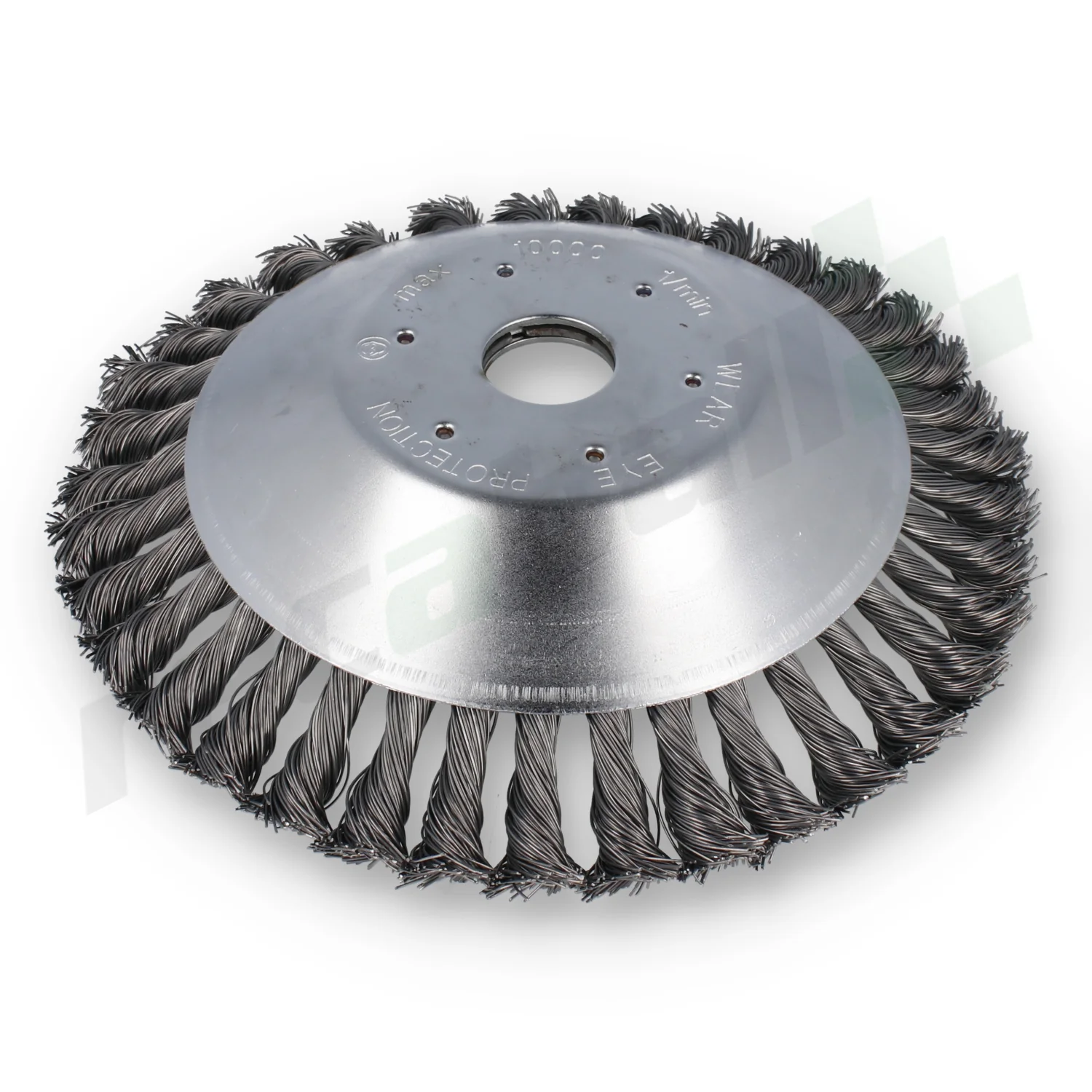 Garland - 7199000097 Cabezal Desbrozadora Cepillo De Puas De Acero Para Uso En Desbrozador
