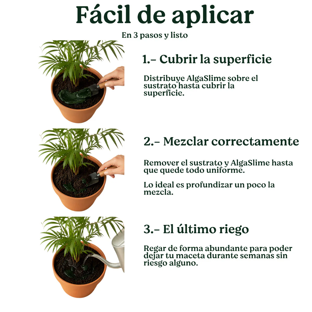 Gel de Riego para Plantas con Microalgas Vivas AlgaSlime 1l - Image 6