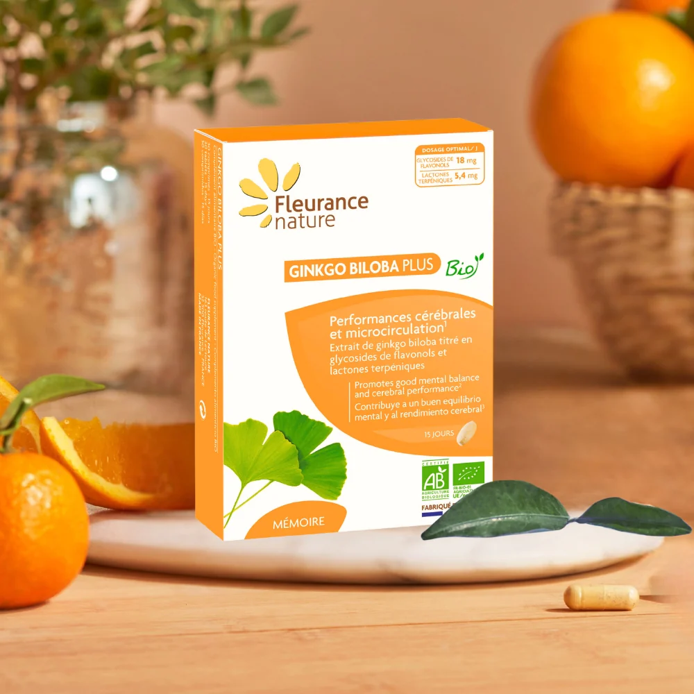 Ginkgo Biloba Plus Eco Fleurance Nature 30 Comprimidos - Image 2