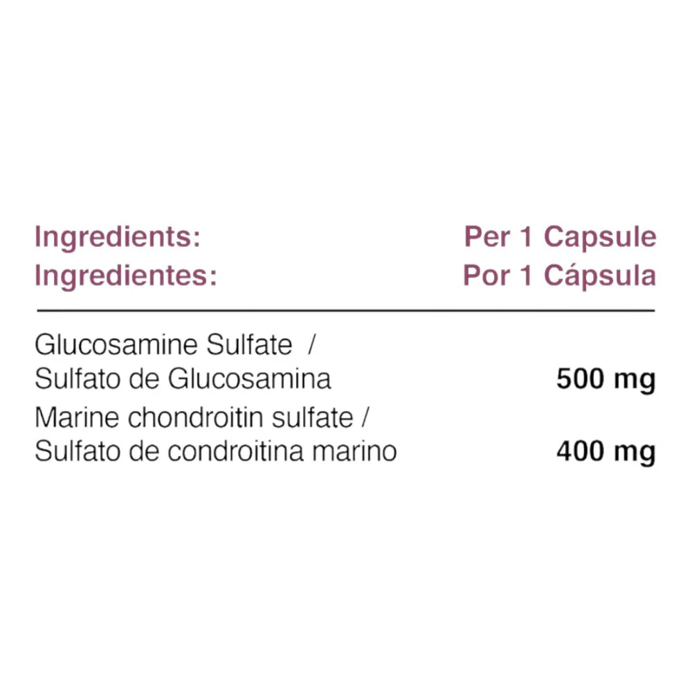 Glucosamina - Condroitina 900 60 Caps - Image 2