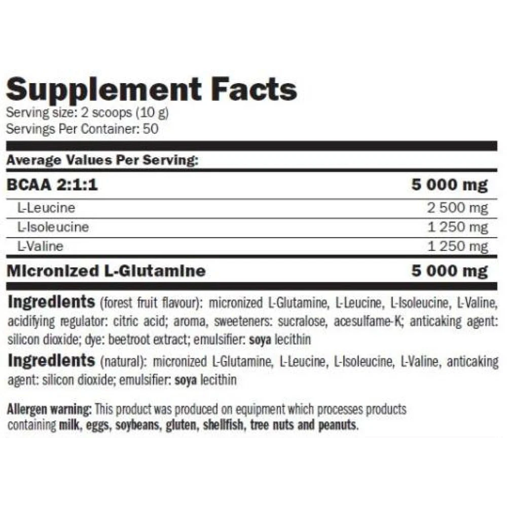 Glutamine + Bcaa 300 Gr Mango - Image 2