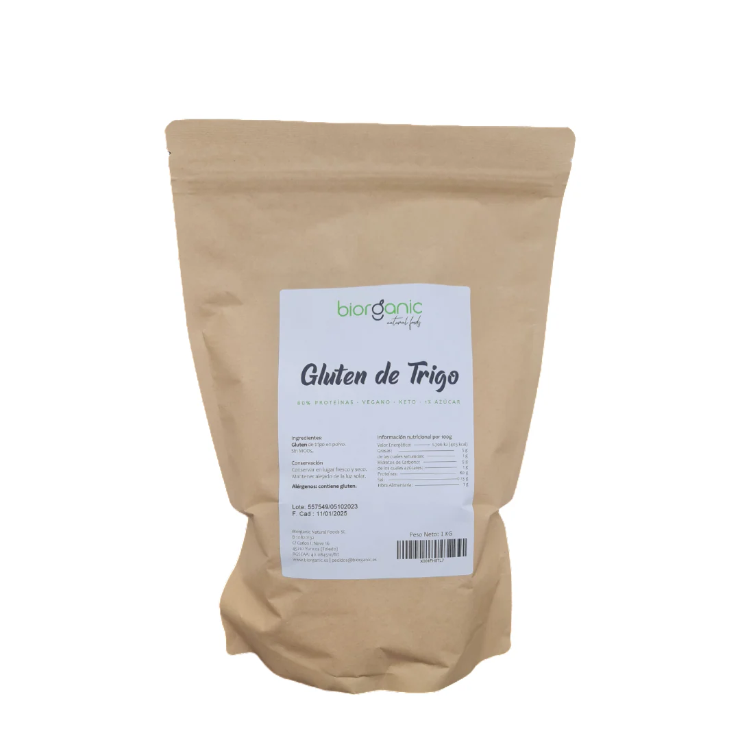 Gluten De Trigo 100% Natural 1 Kg – Biorganic