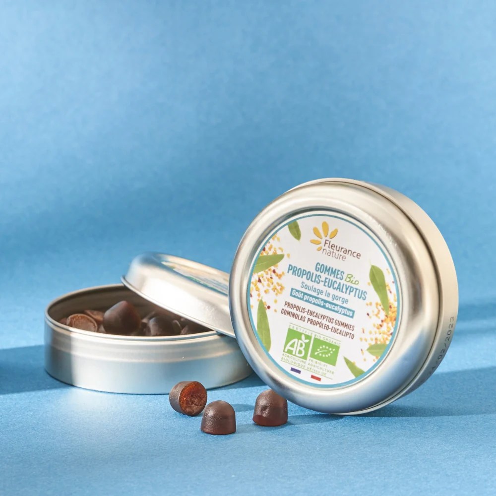 Gominolas Propóleo Eucalipto Eco Fleurance Nature 35g - Image 2