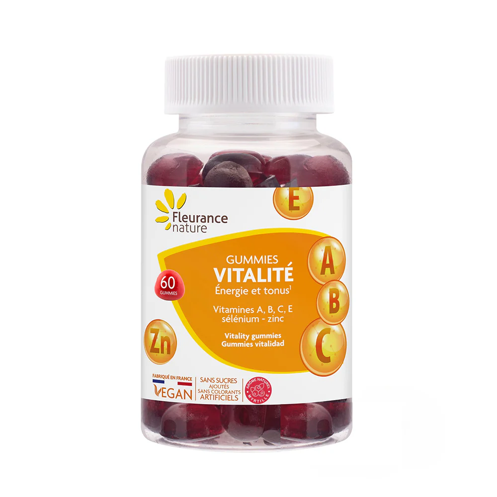 Gummies Vitalidad Fleurance Nature 60 Unidades