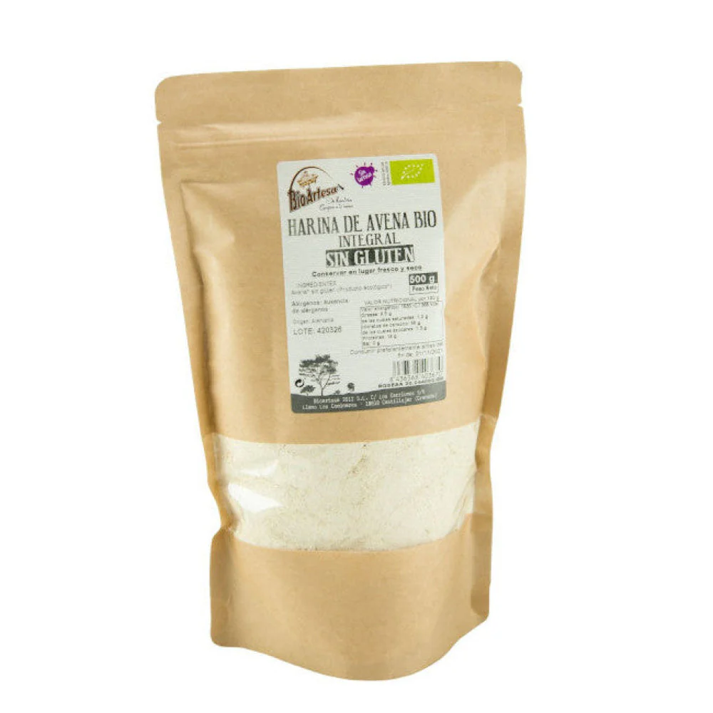 Harina De Avena Bio Sin Gluten 500 Gr