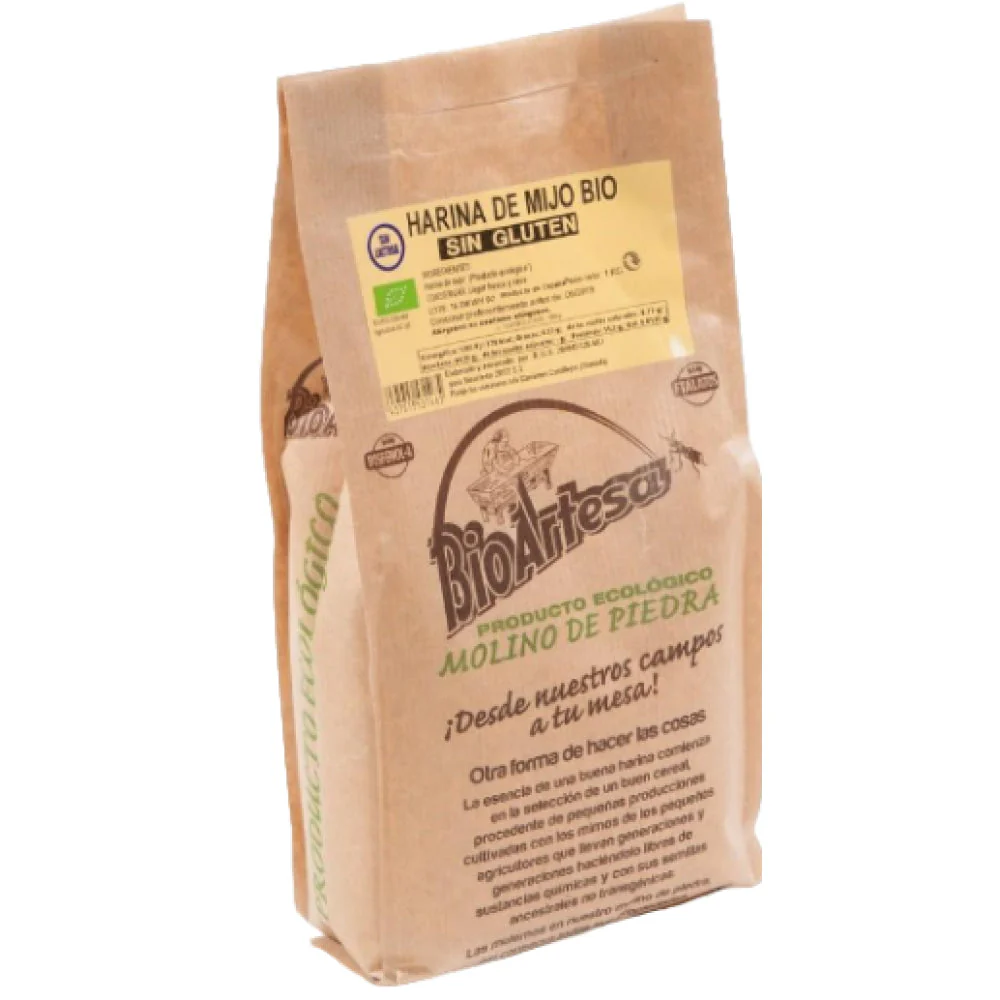 Harina De Mijo Bio Sin Gluten 1 Kg