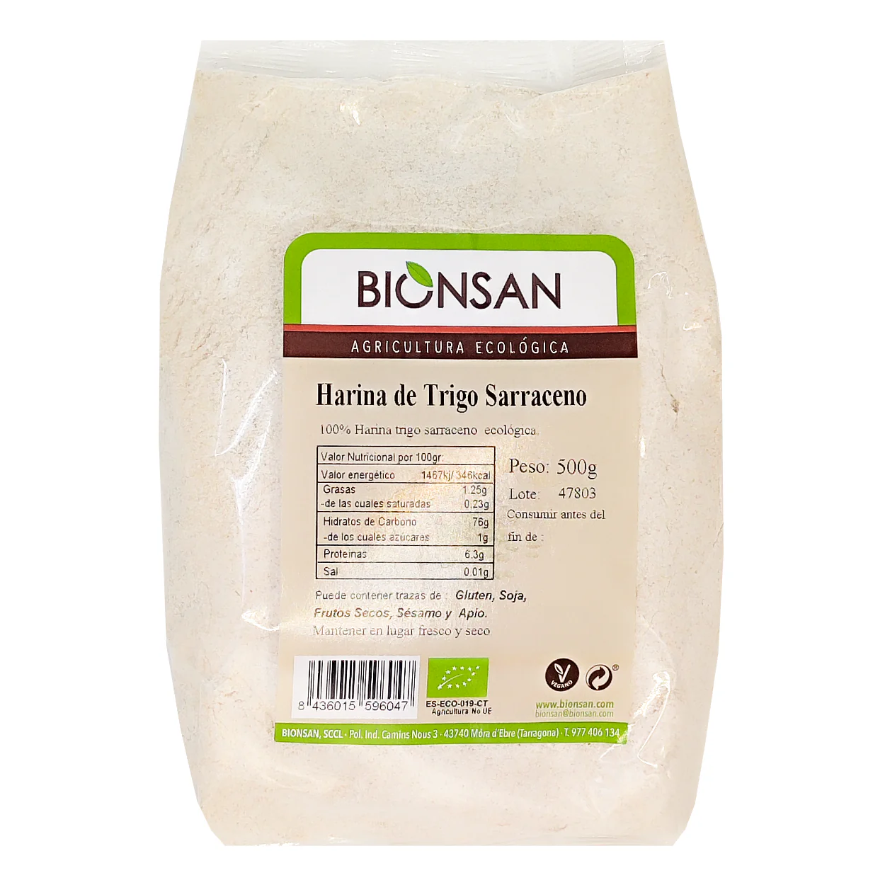 Harina De Trigo Sarraceno Eco Bionsan 500gr