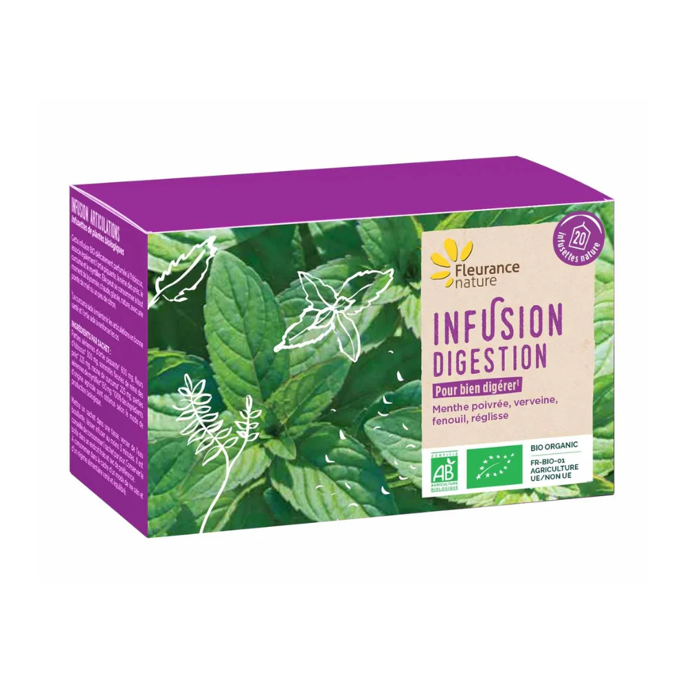 Infusión Digestión Eco Fleurance Nature 20 Bolsitas De 1,5g
